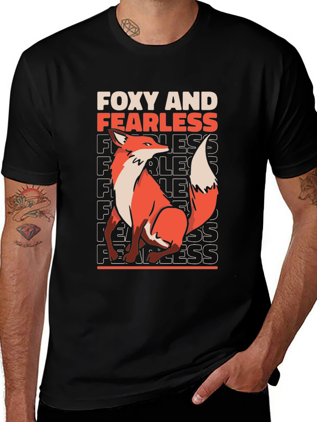 Foxy and Fearless Graphic T-Shirt