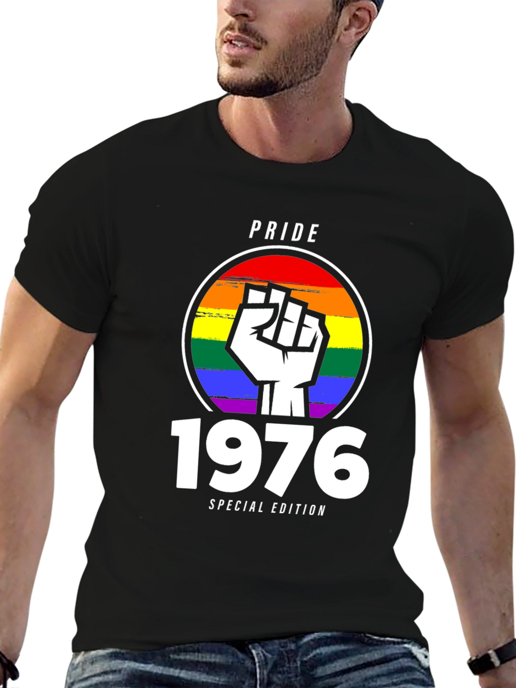 Pride 1976 Special Edition Black T-Shirt