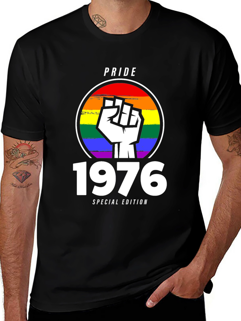 Pride 1976 Special Edition Black T-Shirt