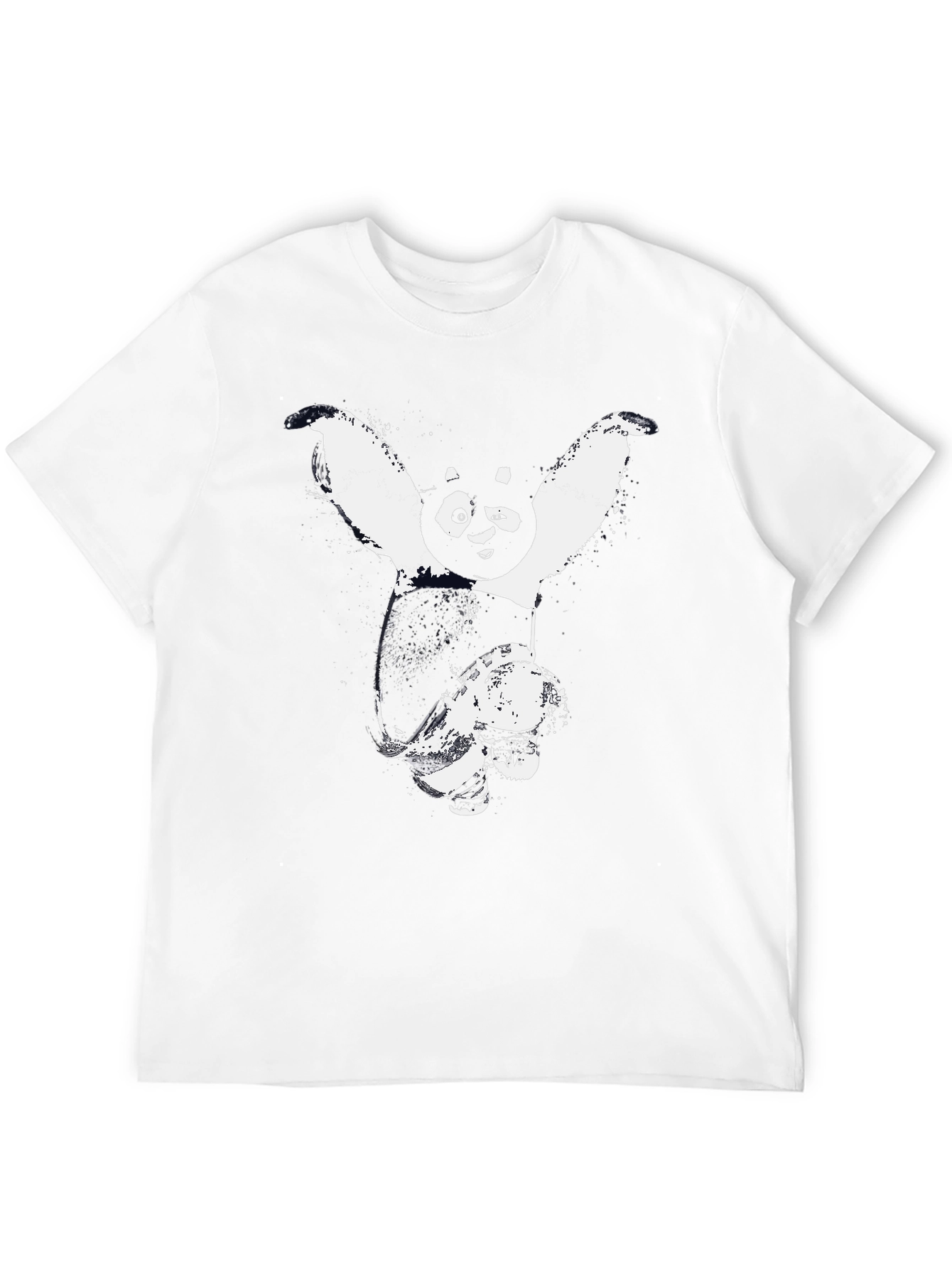 Kung Fu Panda Graphic Black T-Shirt