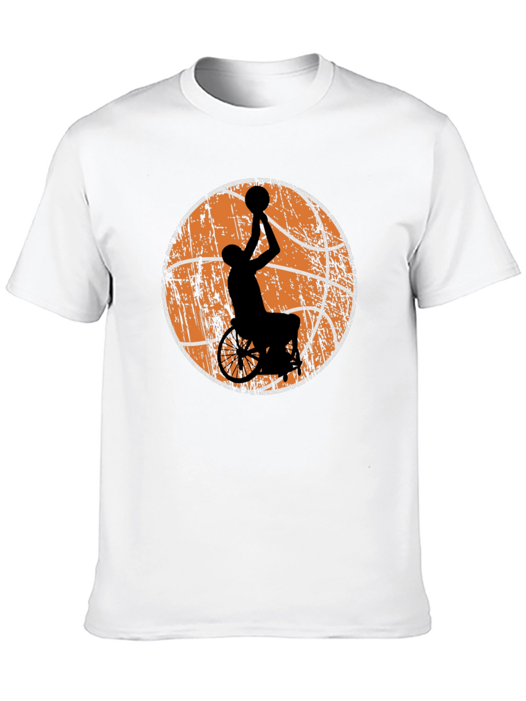 Wheelchair Basketball Graphic Tee - Black