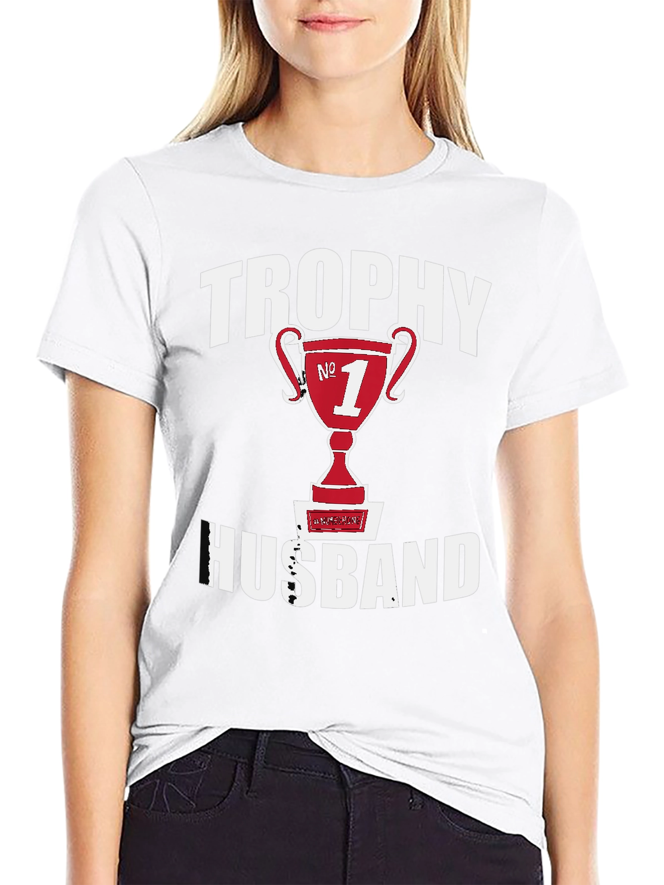 Trophy Husband T-Shirt - #1 Husband Graphic Tee