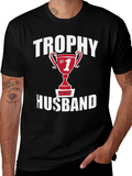 Trophy Husband T-Shirt - #1 Husband Graphic Tee