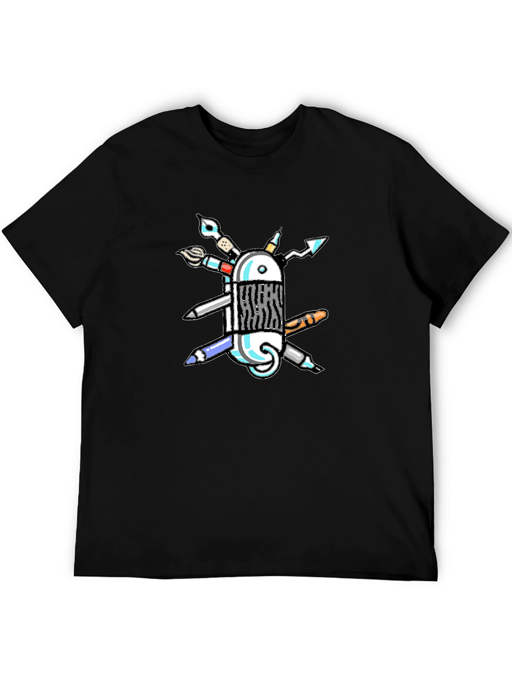 Creative Swiss Army Knife T-Shirt - Artists Multi-Tool