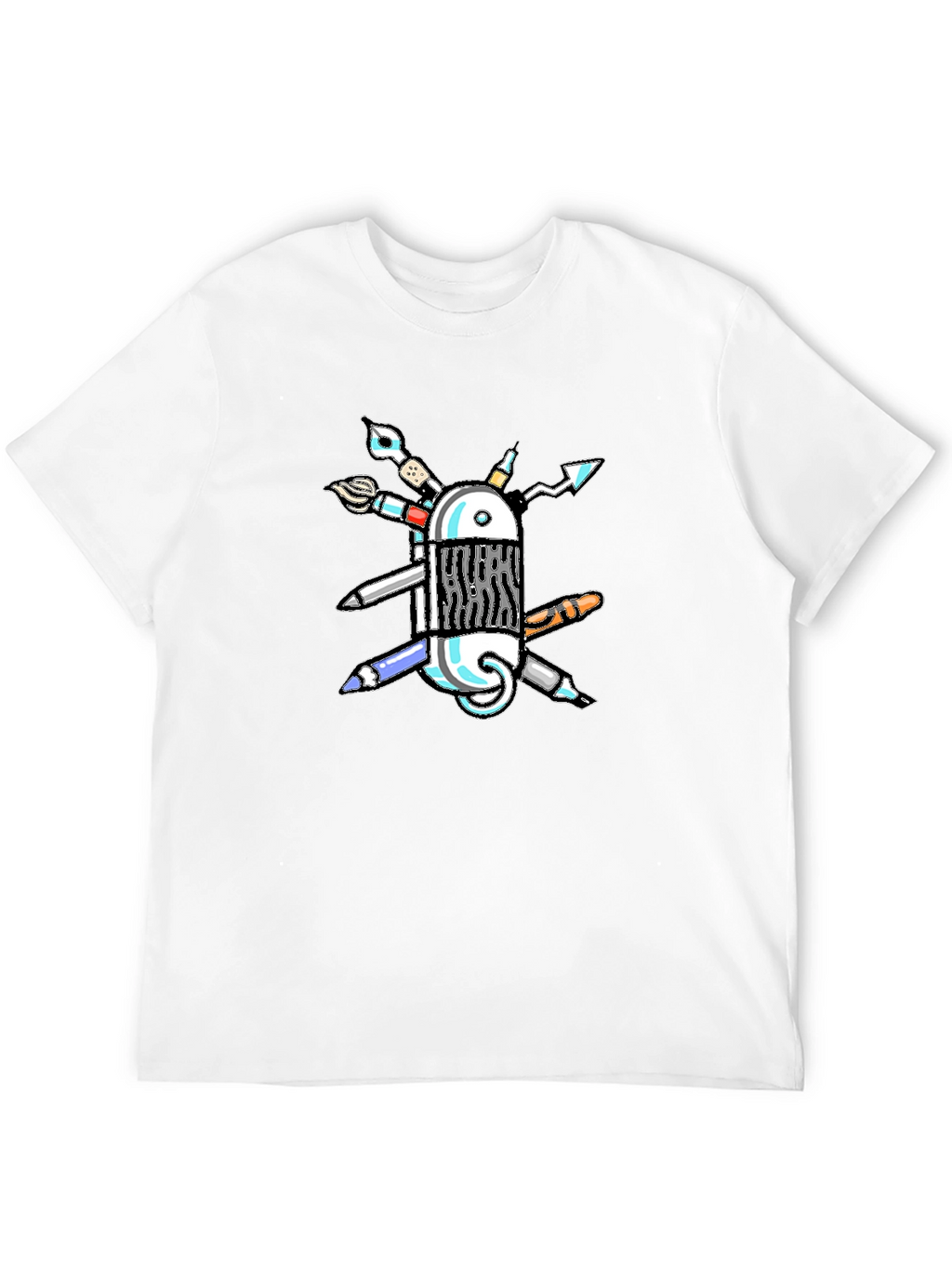 Creative Swiss Army Knife T-Shirt - Artists Multi-Tool
