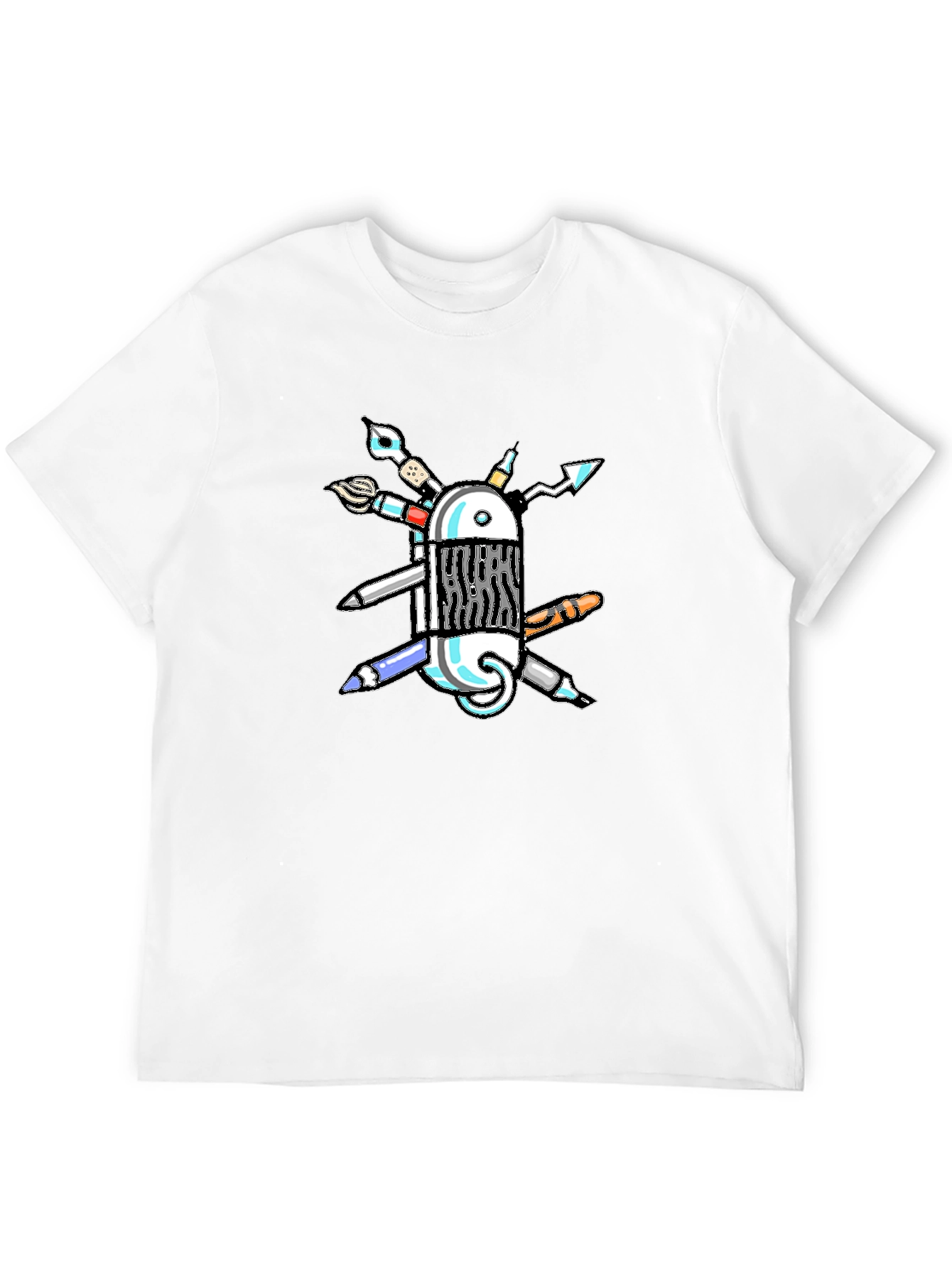 Creative Swiss Army Knife T-Shirt - Artists Multi-Tool