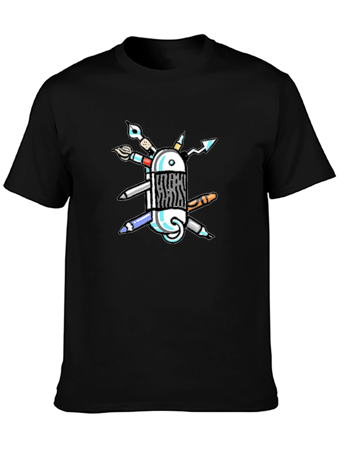 Creative Swiss Army Knife T-Shirt - Artists Multi-Tool