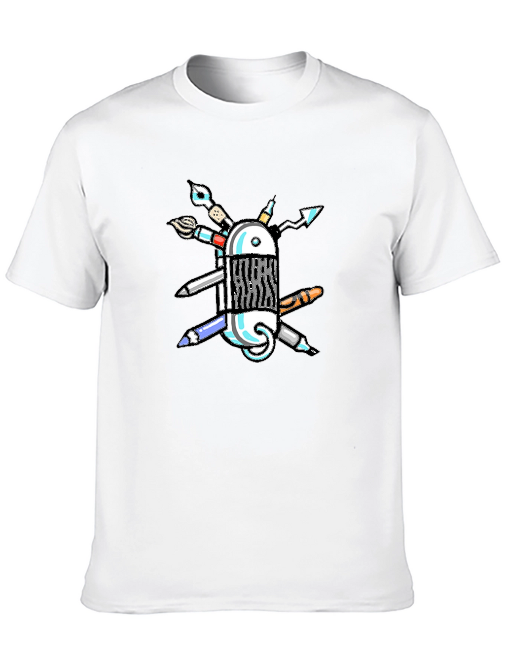 Creative Swiss Army Knife T-Shirt - Artists Multi-Tool