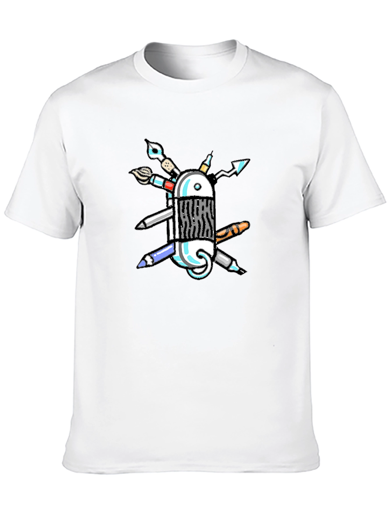 Creative Swiss Army Knife T-Shirt - Artists Multi-Tool