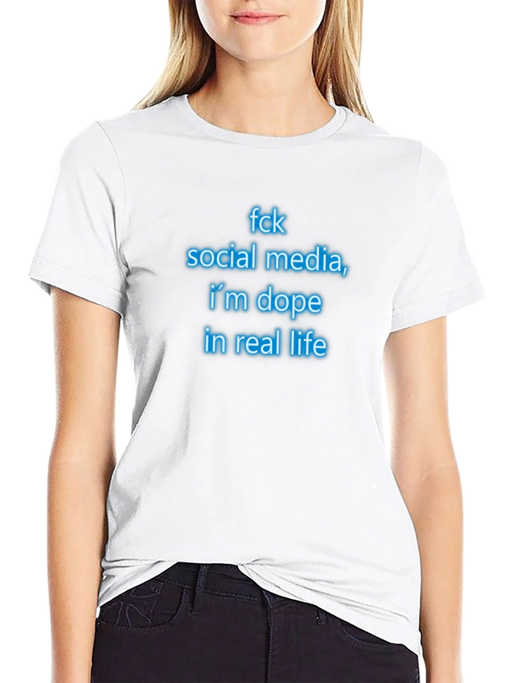 Dope in Real Life Graphic Tee - Black