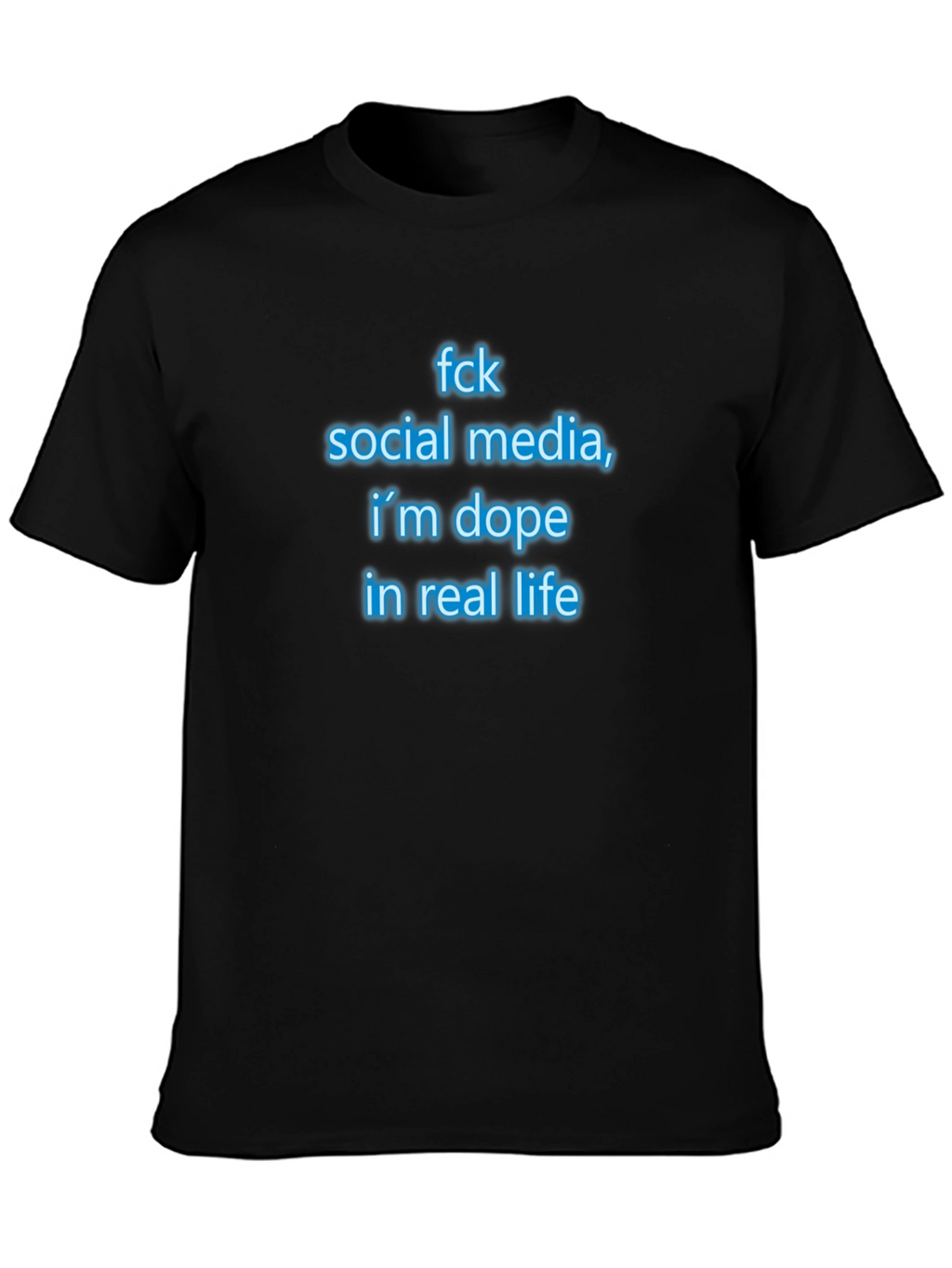Dope in Real Life Graphic Tee - Black