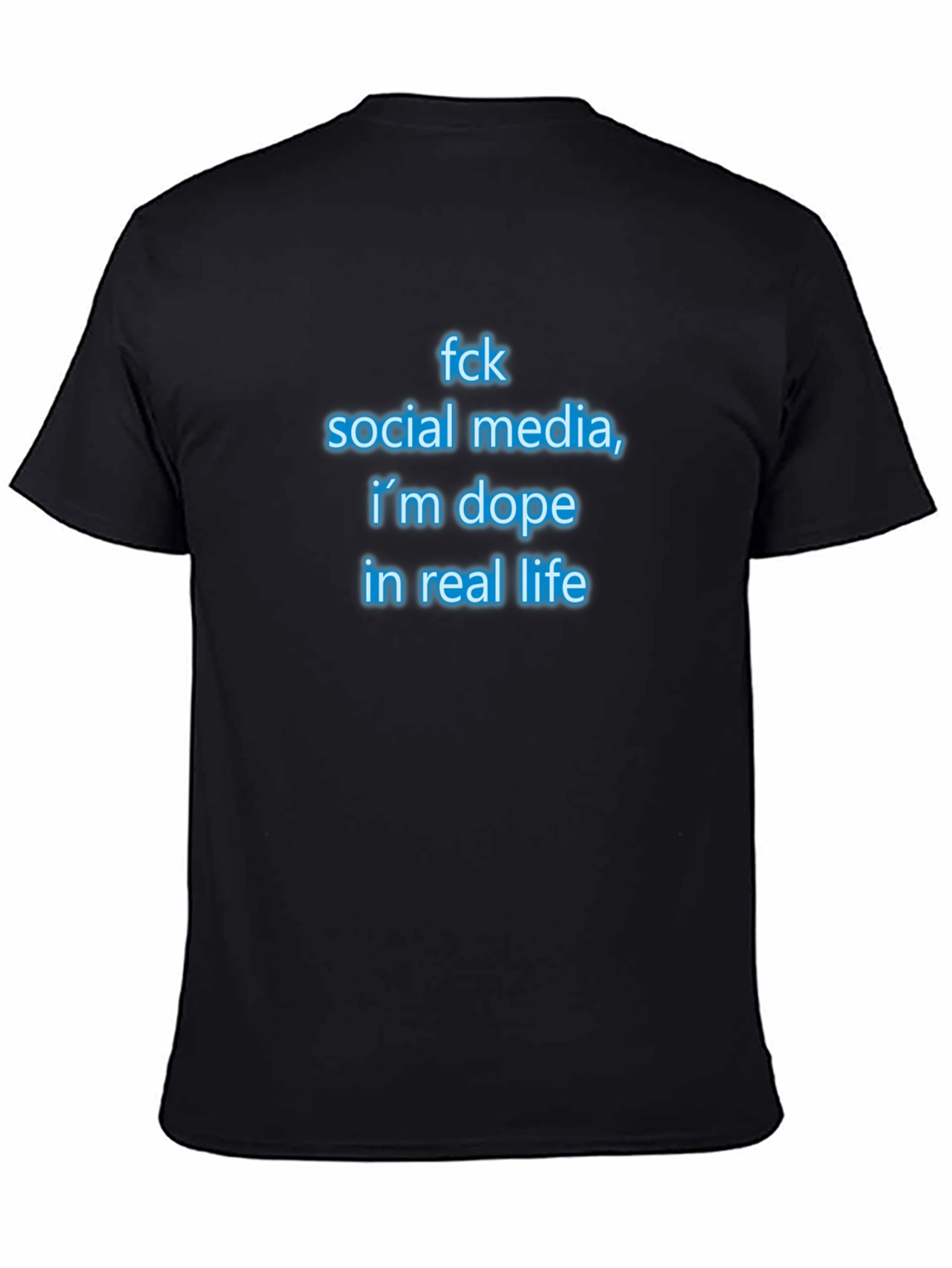 Dope in Real Life Graphic Tee - Black