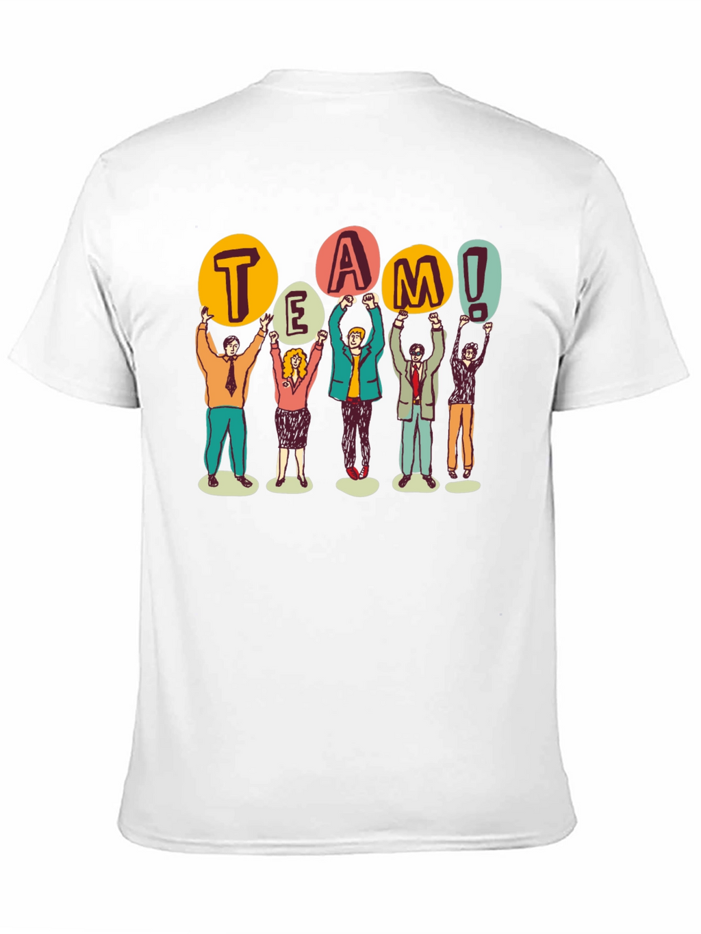 Teamwork Graphic T-Shirt - Unisex Cotton Tee