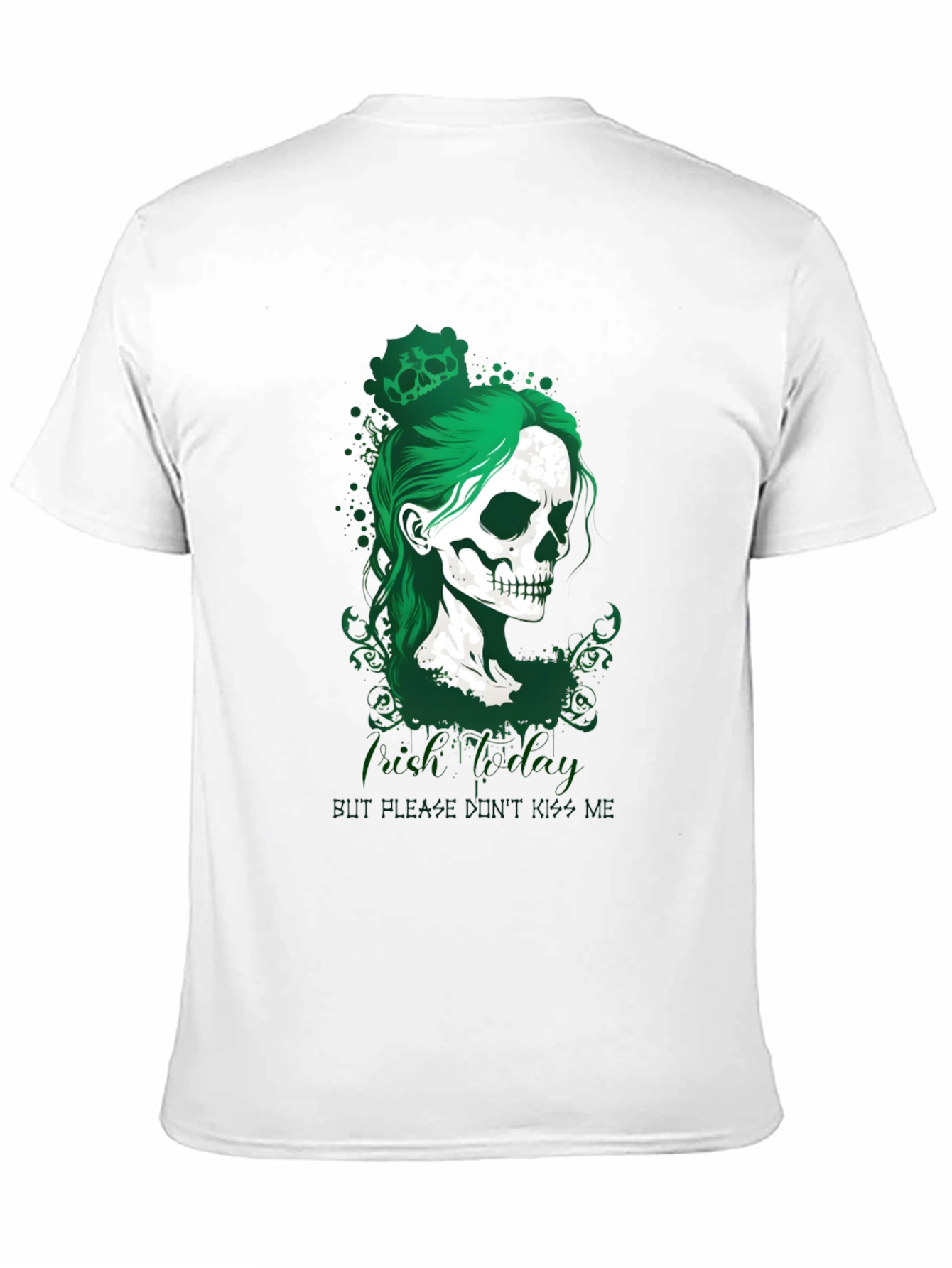 St. Patricks Day Skull Graphic Tee