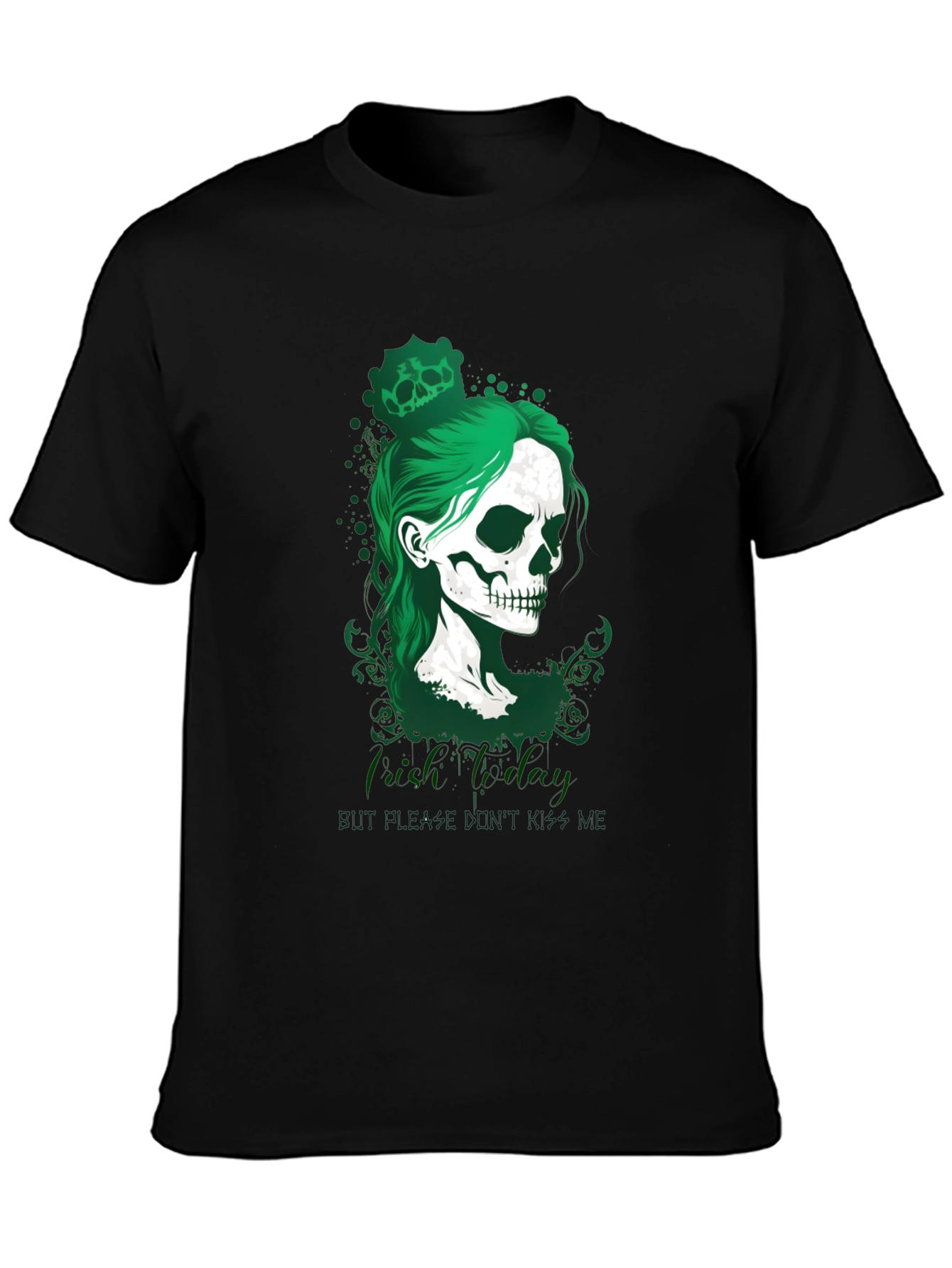 St. Patricks Day Skull Graphic Tee