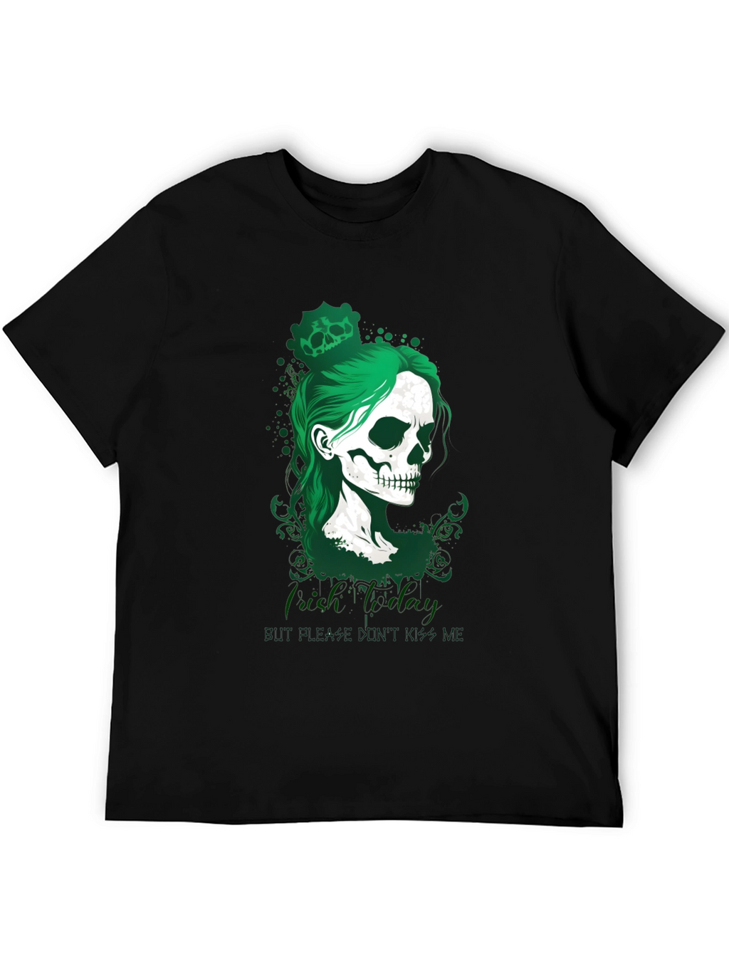 St. Patricks Day Skull Graphic Tee