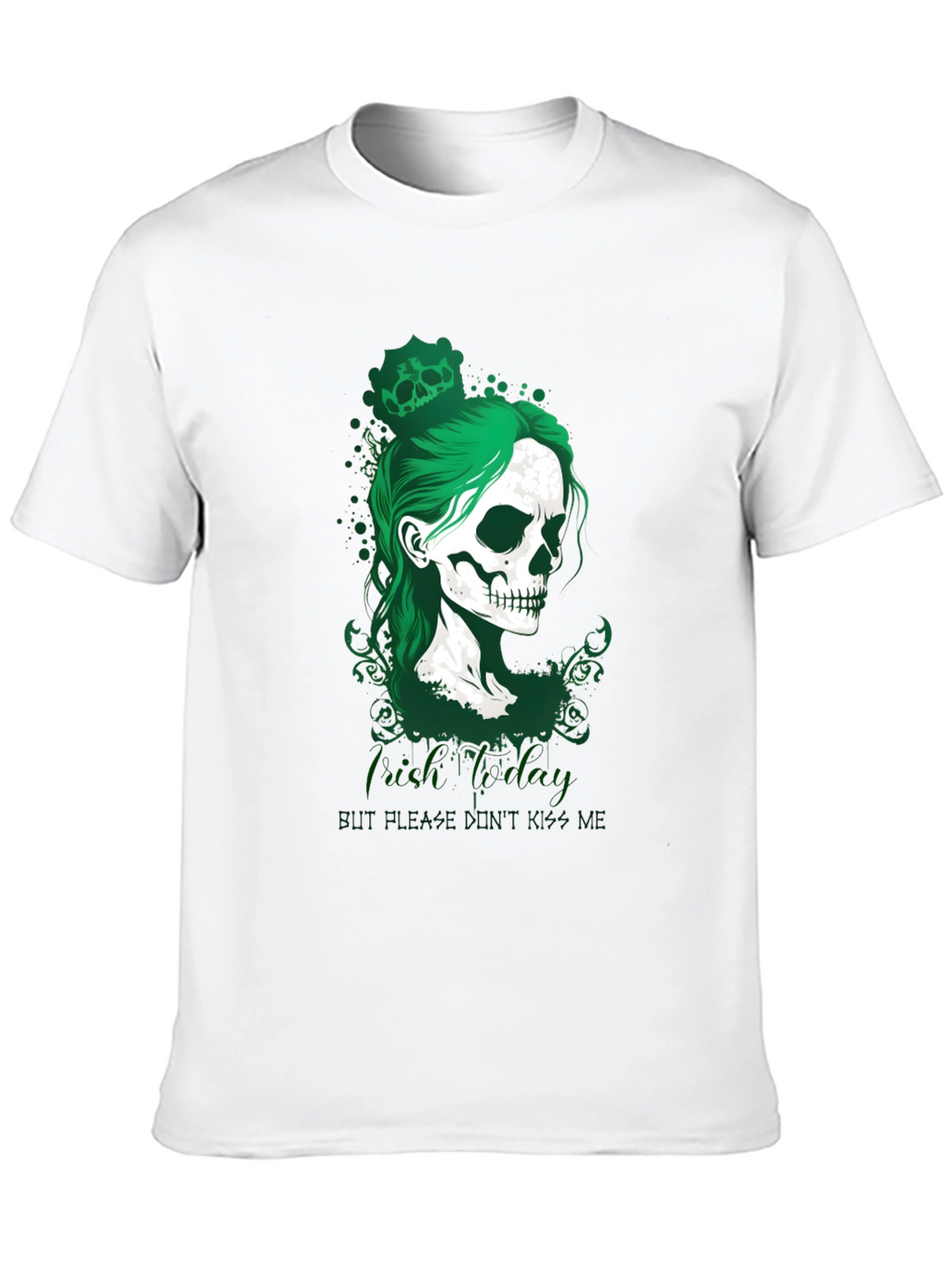 St. Patricks Day Skull Graphic Tee