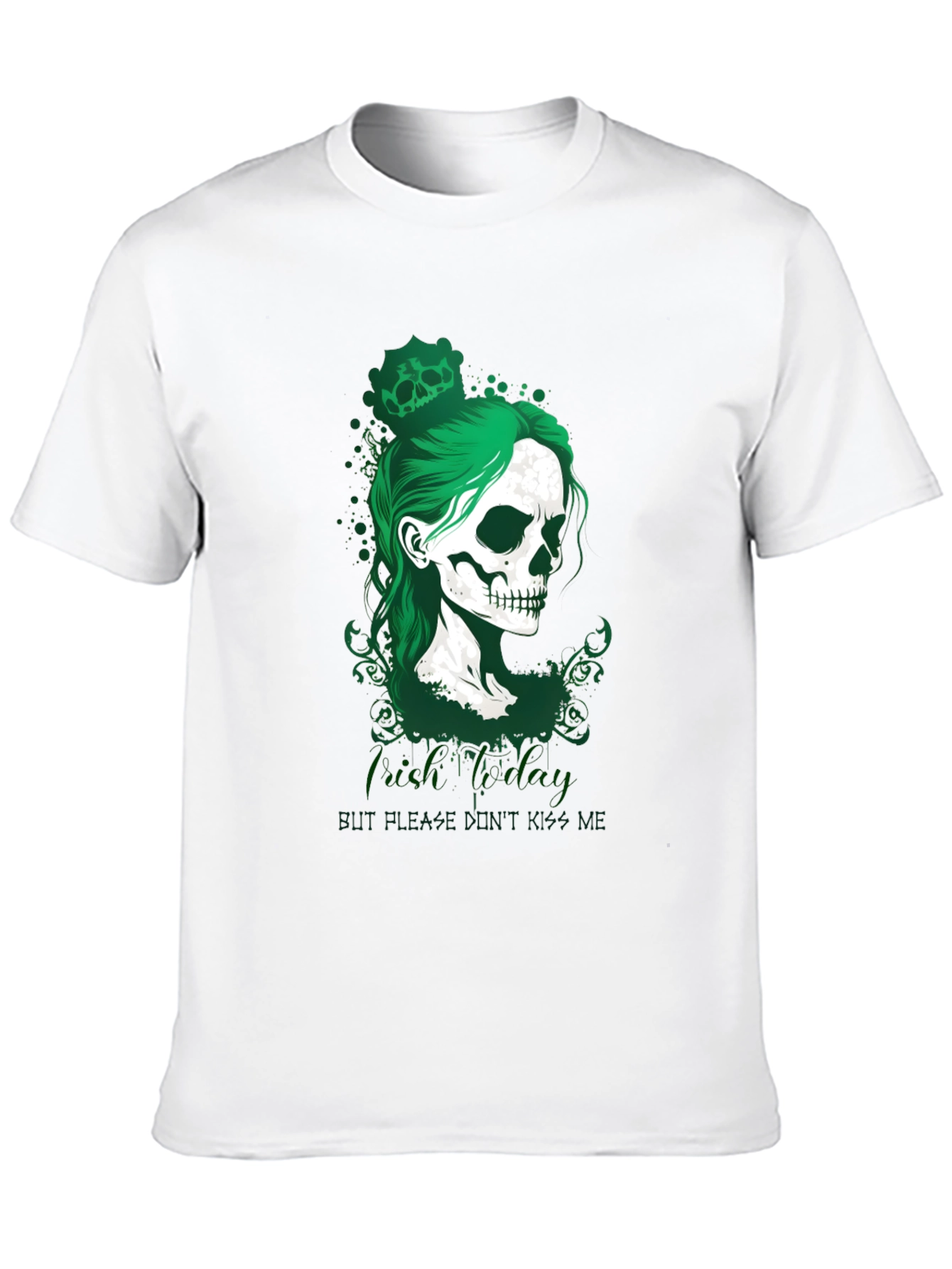 St. Patricks Day Skull Graphic Tee