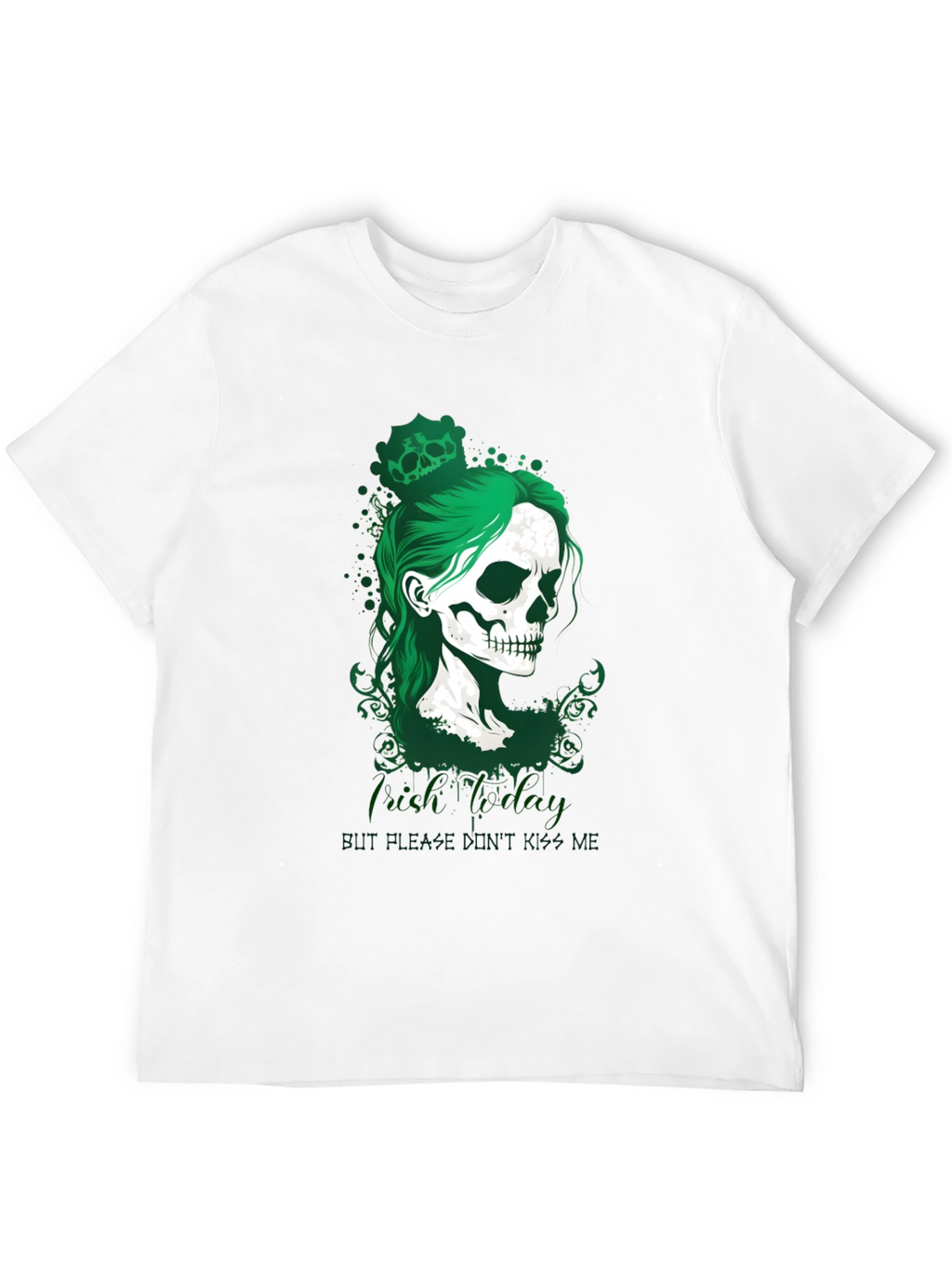 St. Patricks Day Skull Graphic Tee