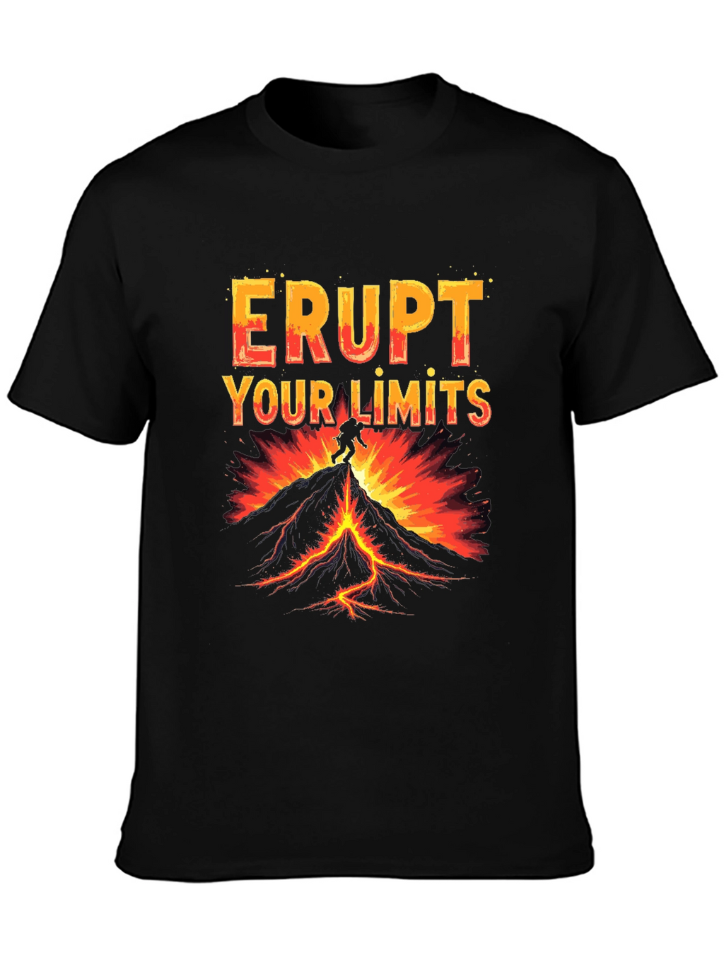 Erupt Your Limits Graphic T-Shirt