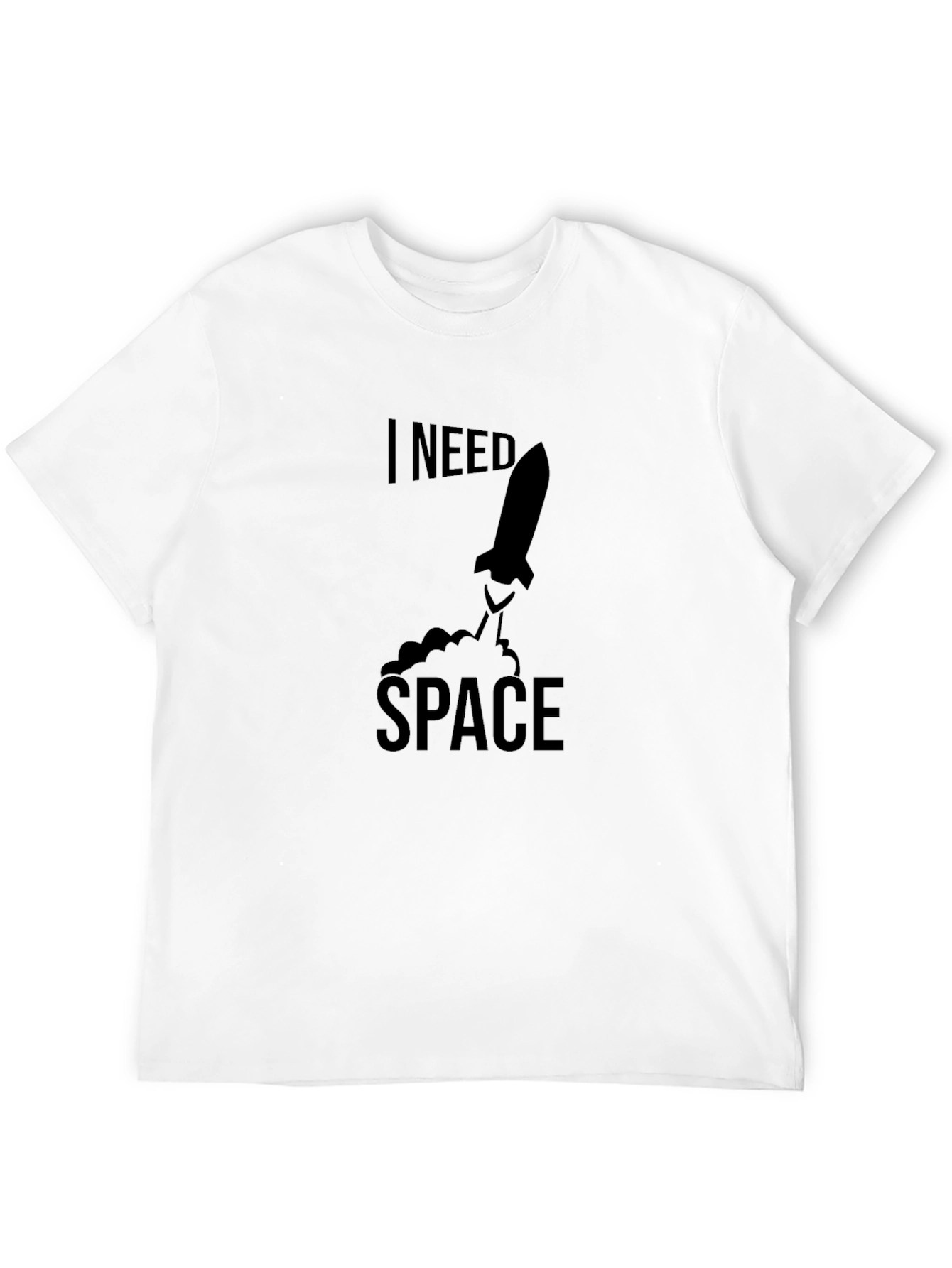 I Need Space Graphic Tee - Black