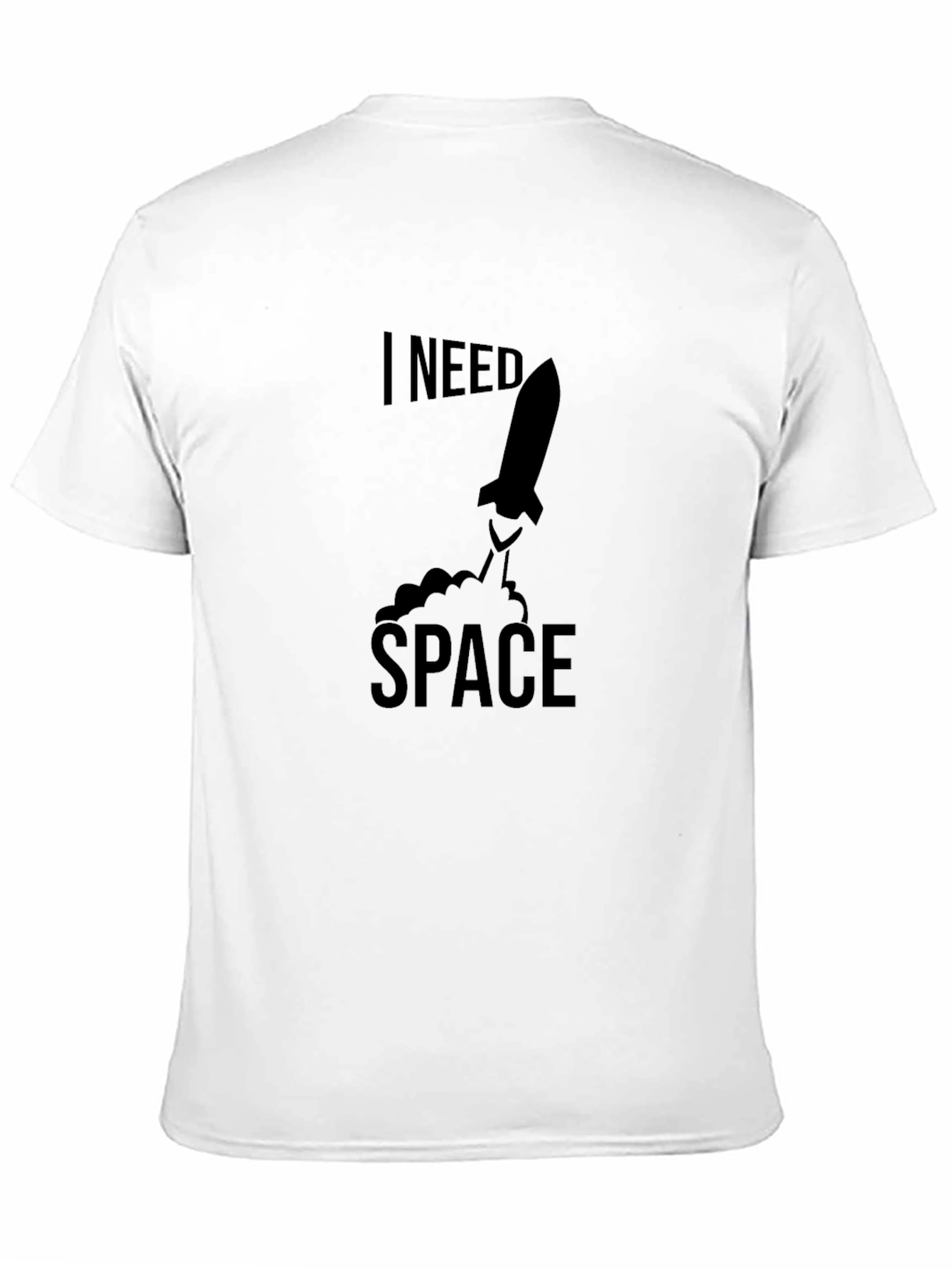 I Need Space Graphic Tee - Black