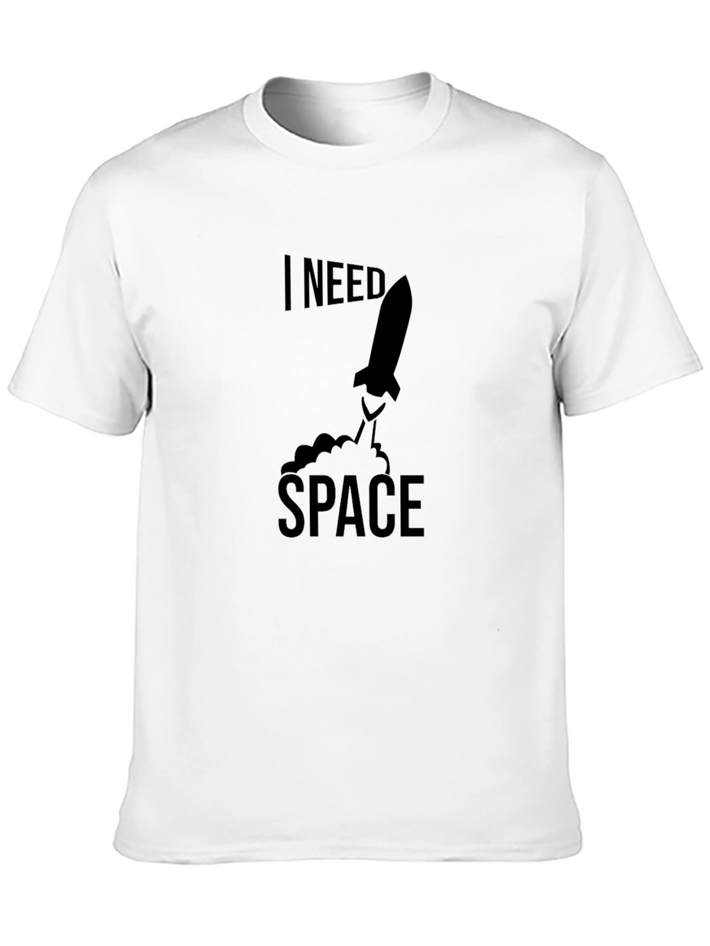 I Need Space Graphic Tee - Black