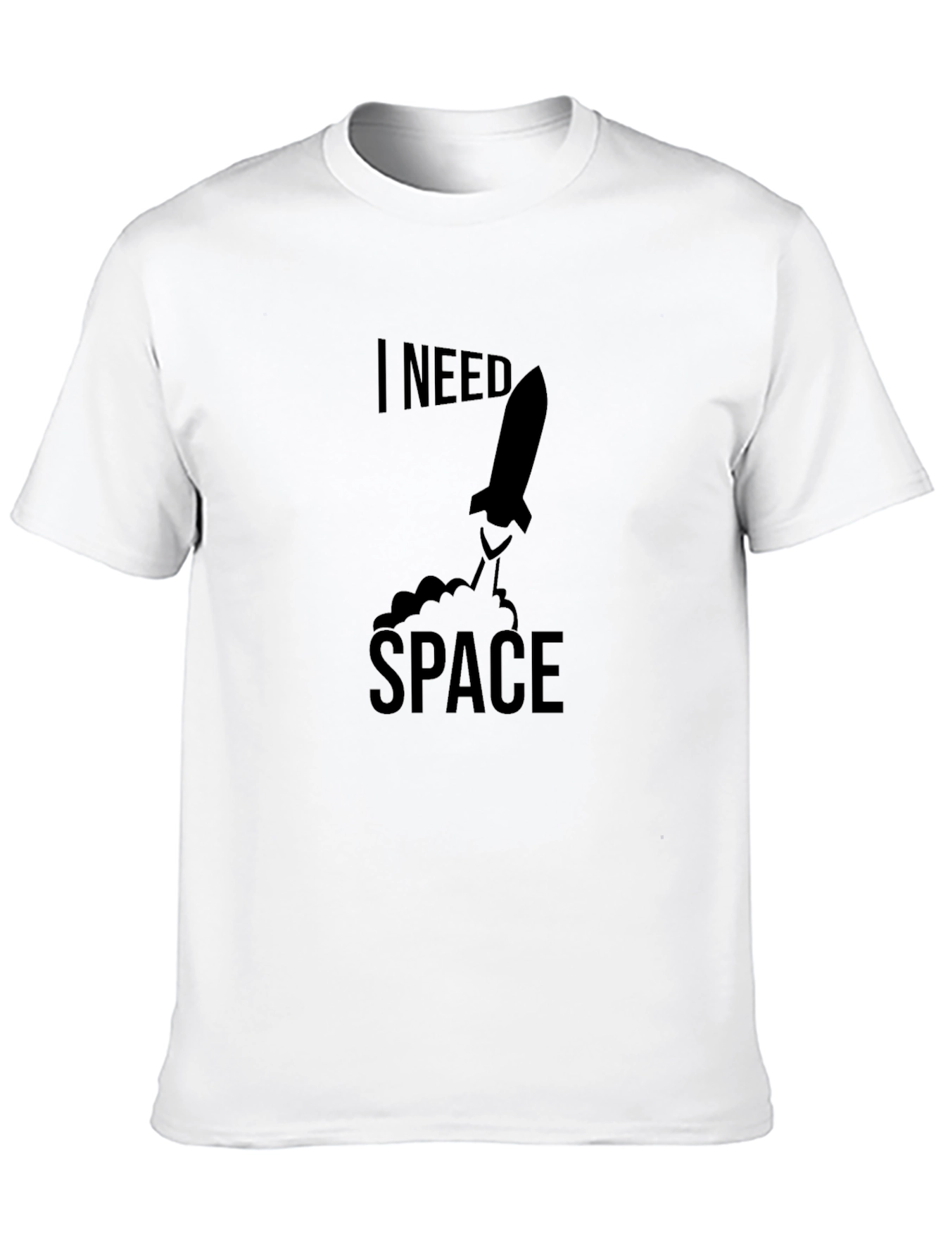 I Need Space Graphic Tee - Black