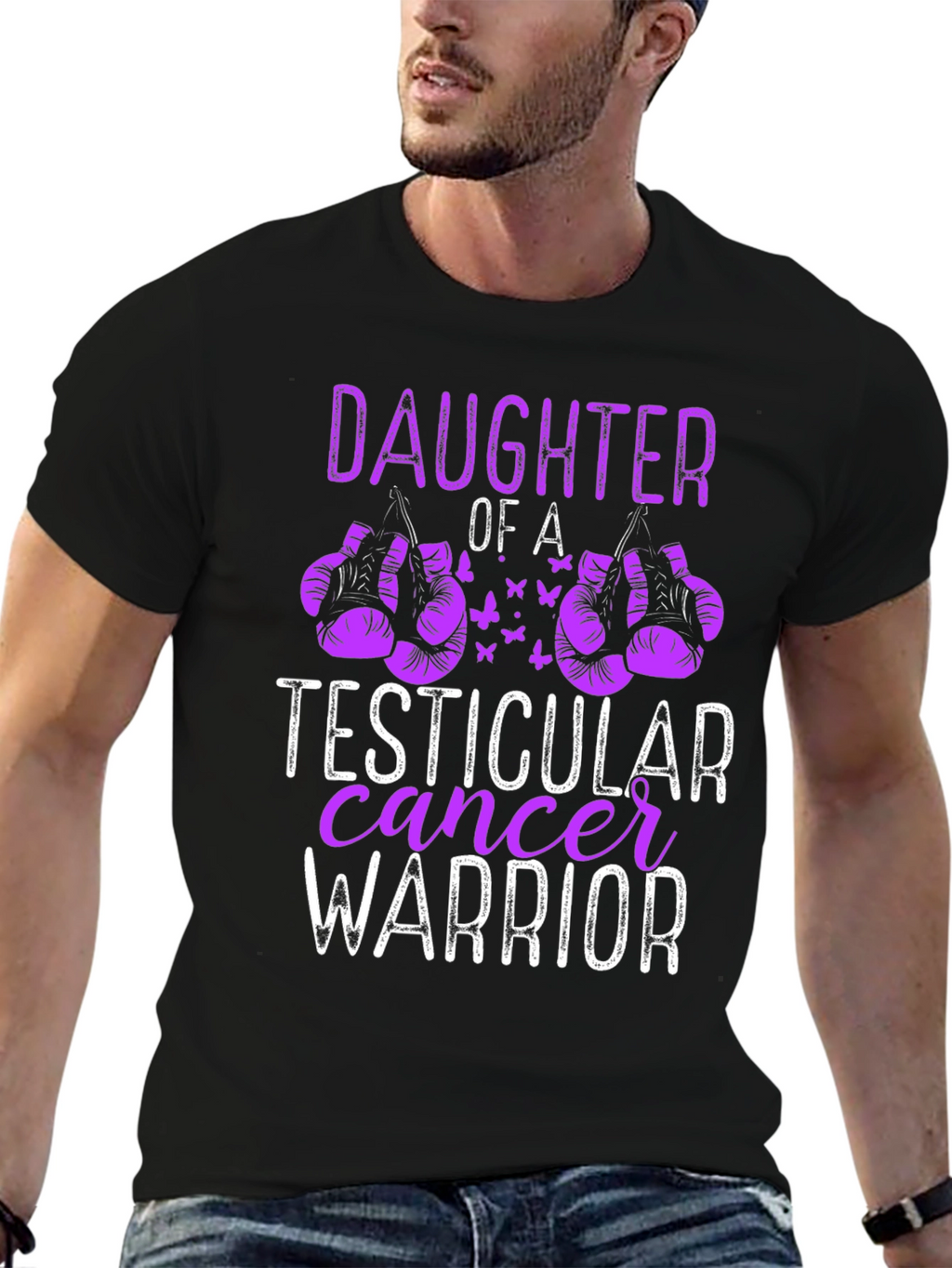 Daughter of a Testicular Cancer Warrior T-Shirt