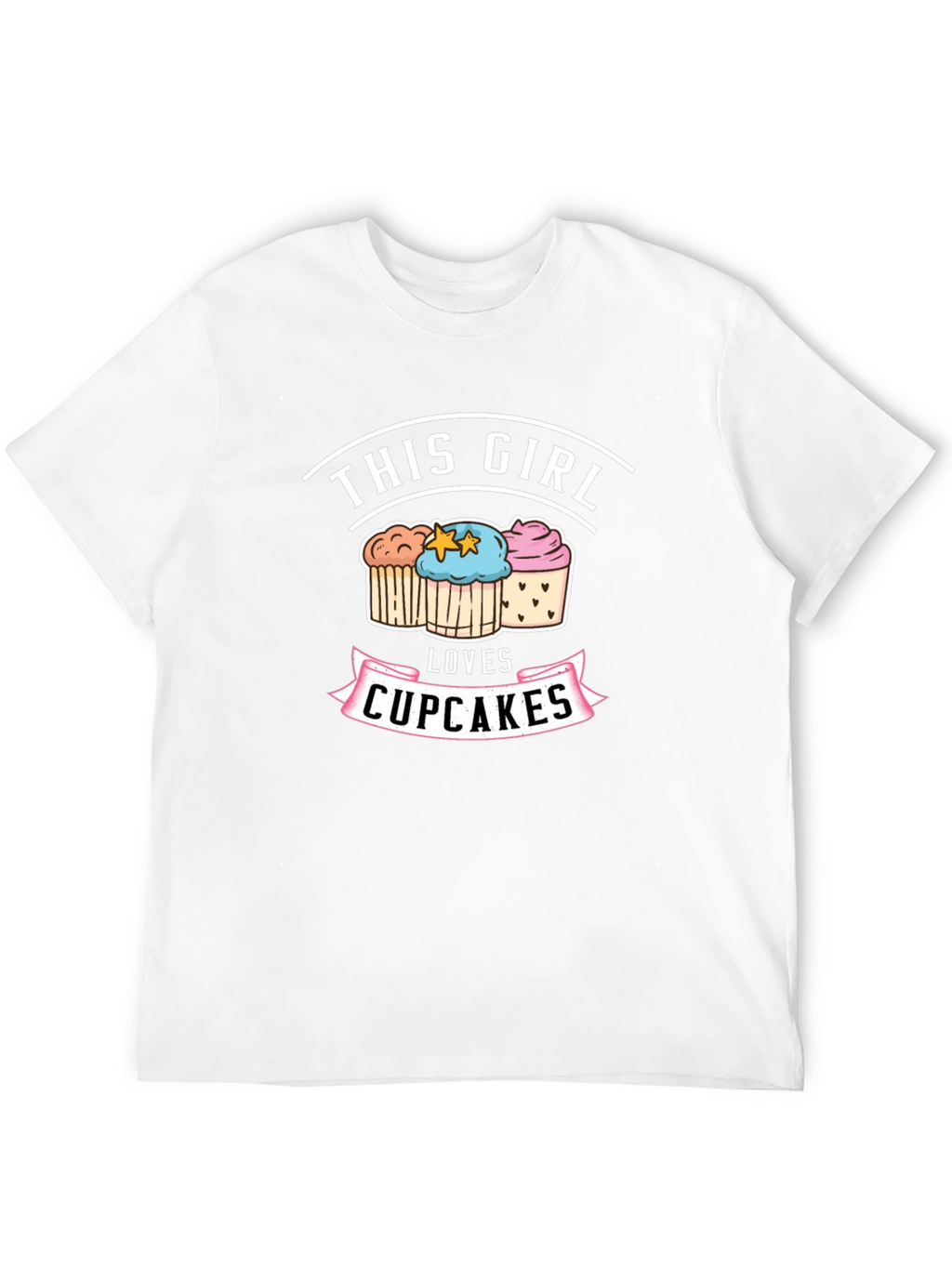 This Girl Loves Cupcakes Graphic T-Shirt