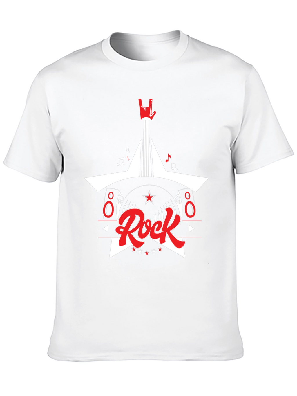 Rock Music Graphic Tee - Black