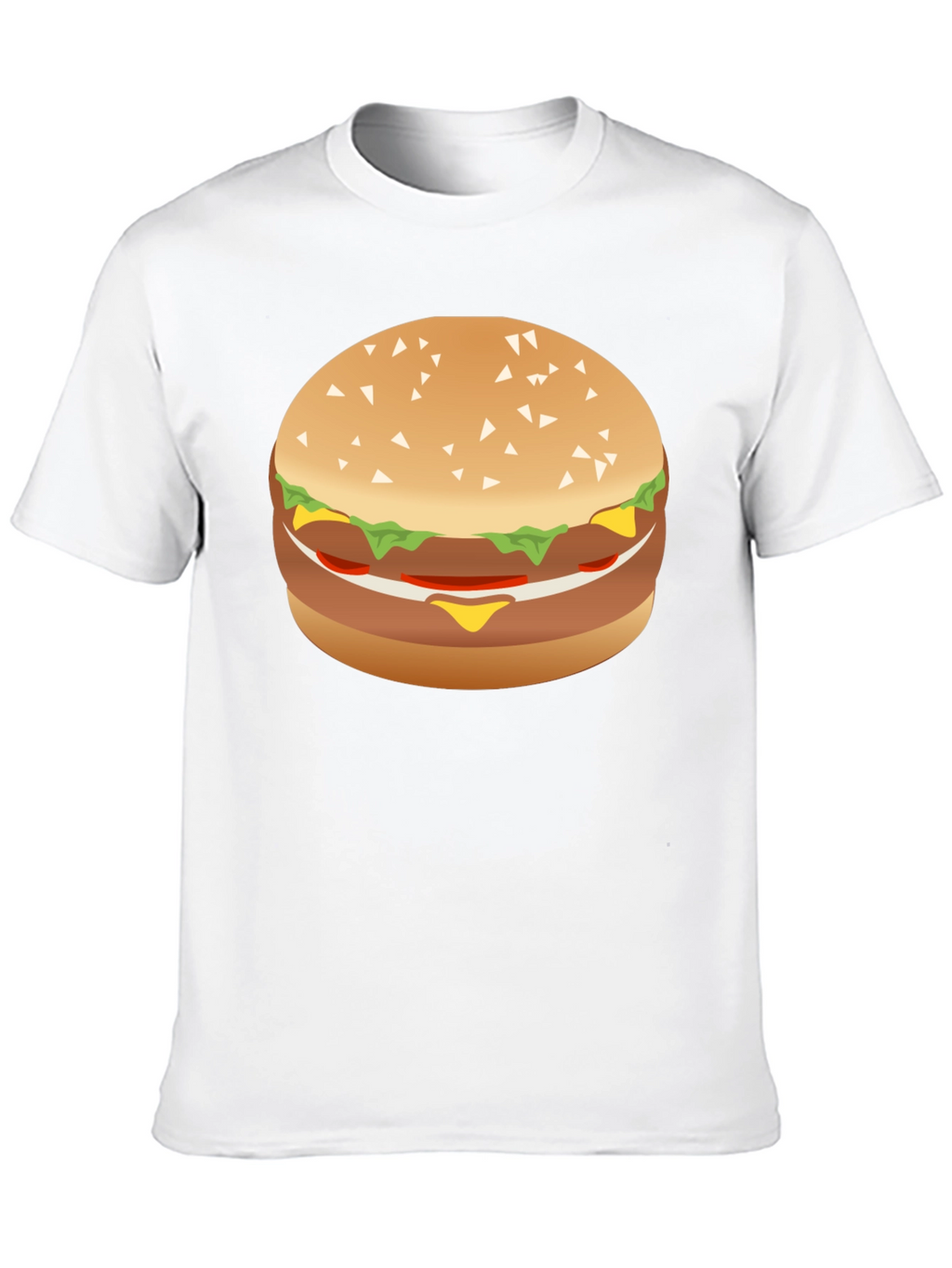 Burger Graphic Black T-Shirt - Foodie Fashion