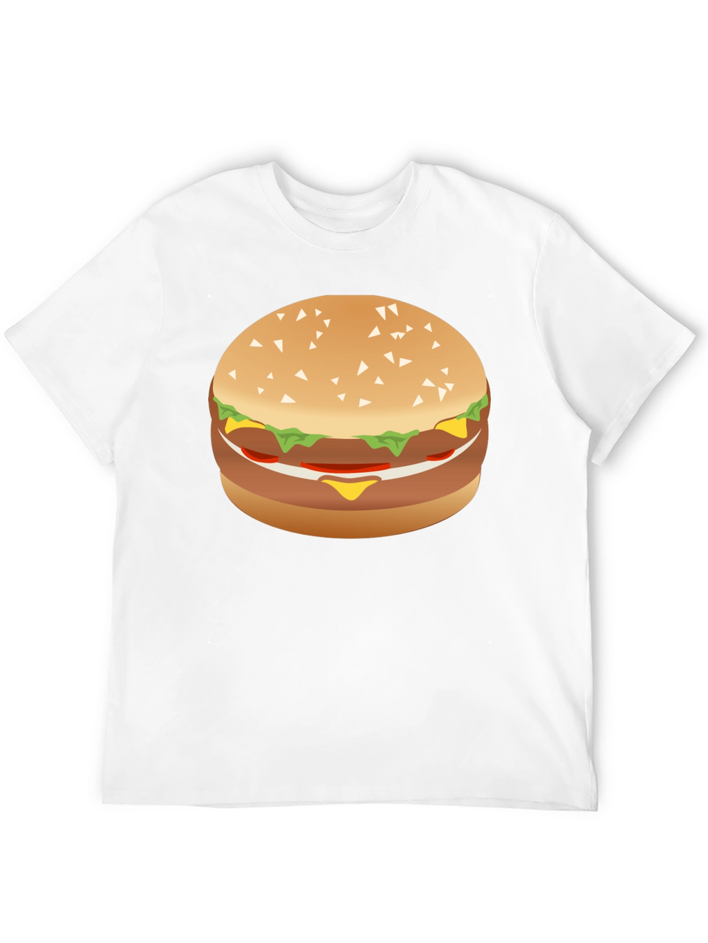 Burger Graphic Black T-Shirt - Foodie Fashion