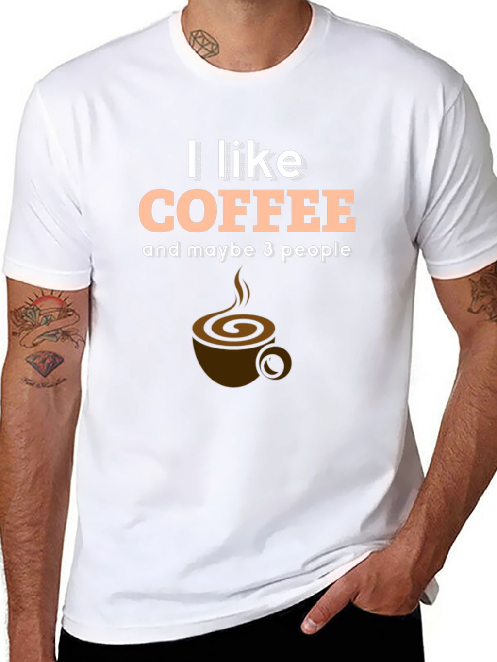 I Like Coffee and Maybe 3 People T-Shirt
