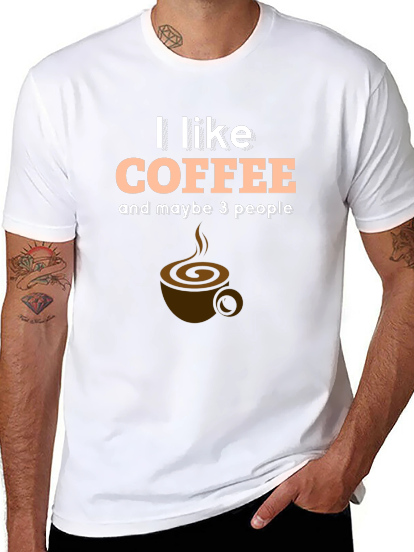 I Like Coffee and Maybe 3 People T-Shirt