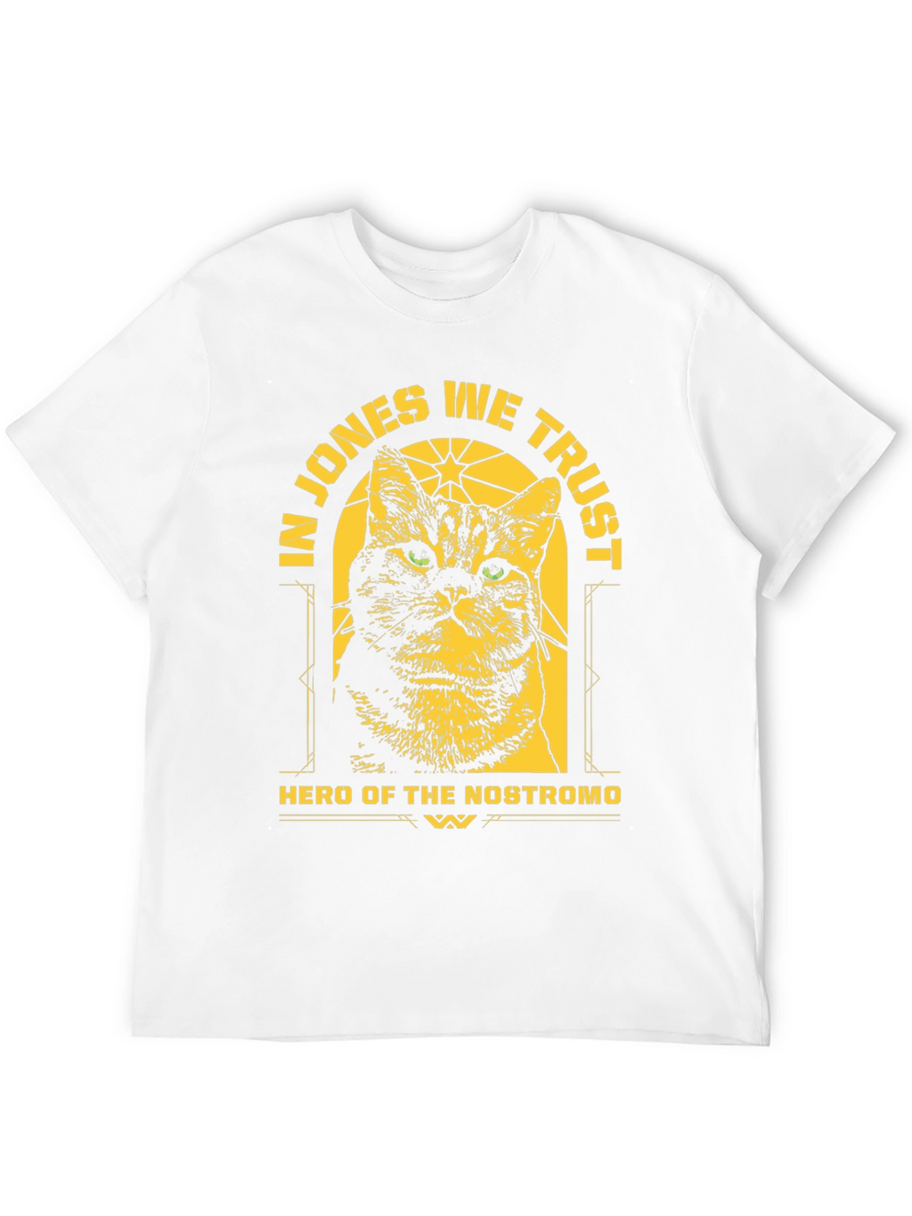In Jones We Trust Cat Graphic T-Shirt