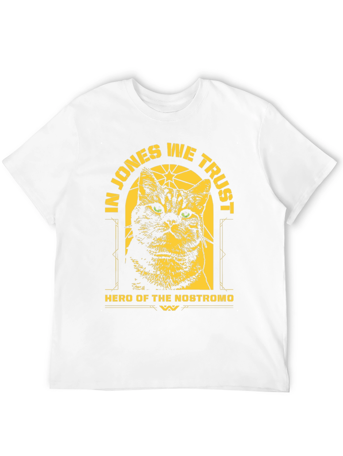 In Jones We Trust Cat Graphic T-Shirt