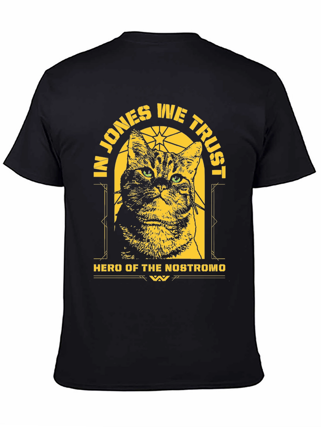 In Jones We Trust Cat Graphic T-Shirt