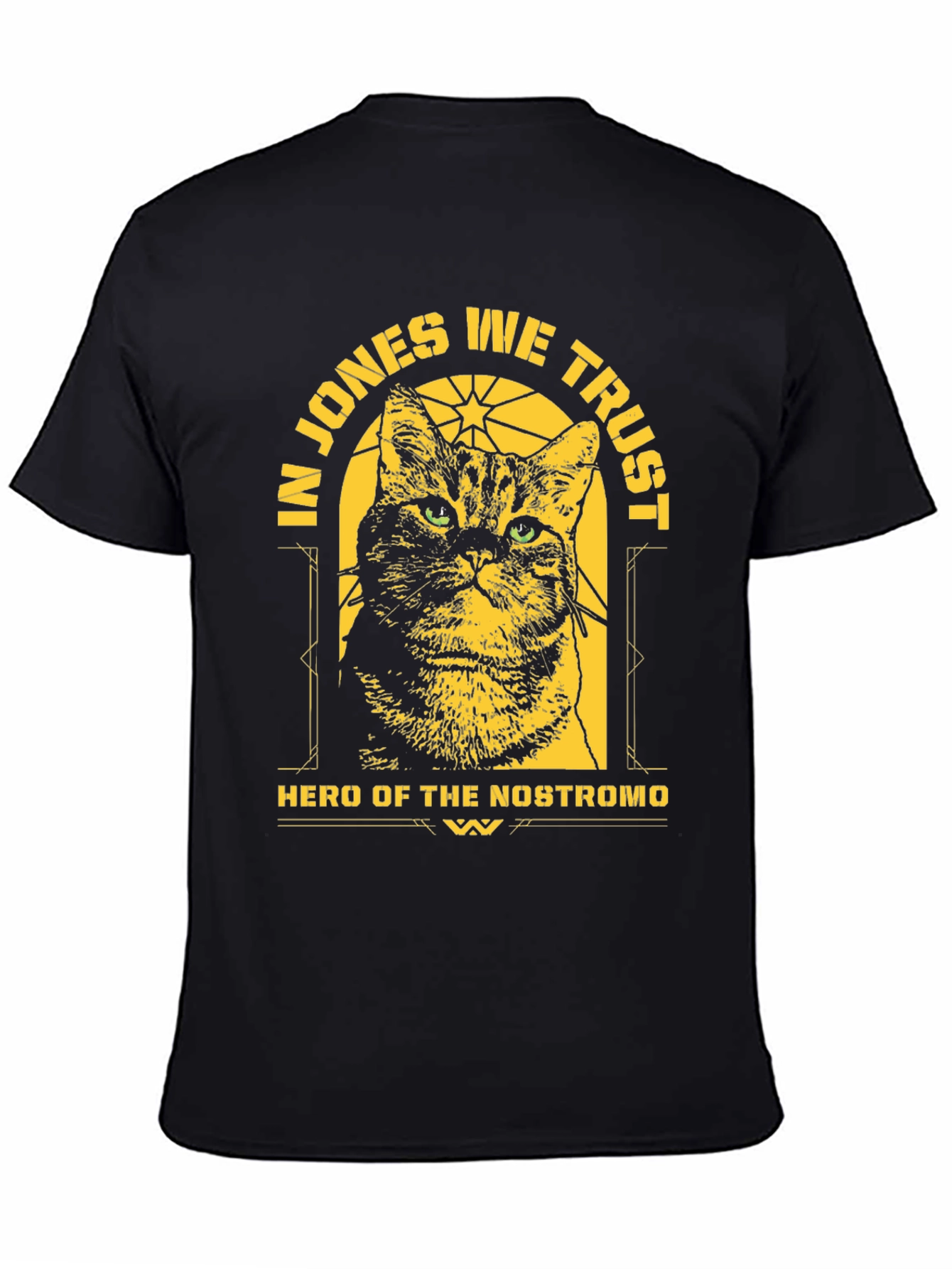 In Jones We Trust Cat Graphic T-Shirt