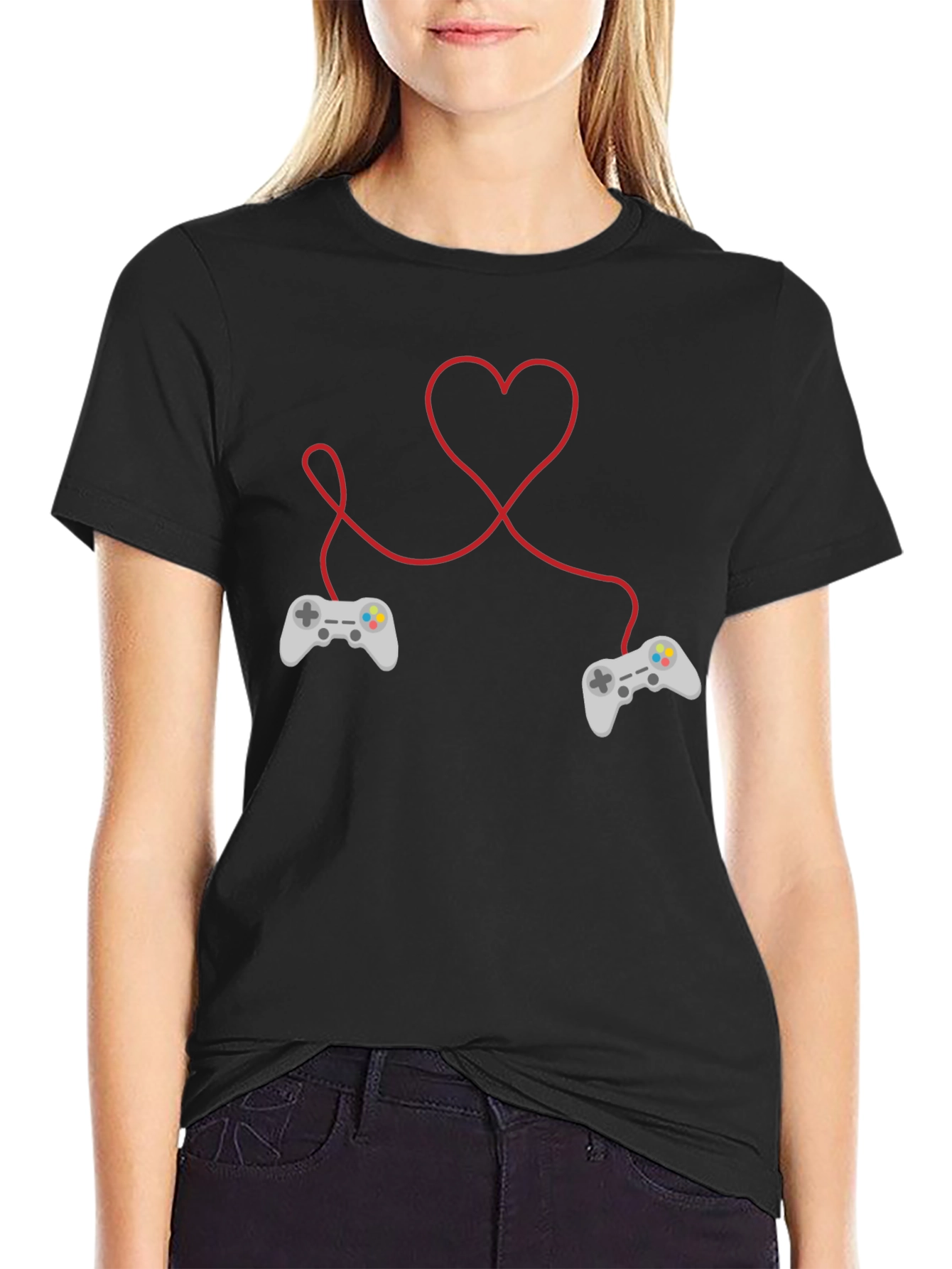 Gamer Love Black T-Shirt