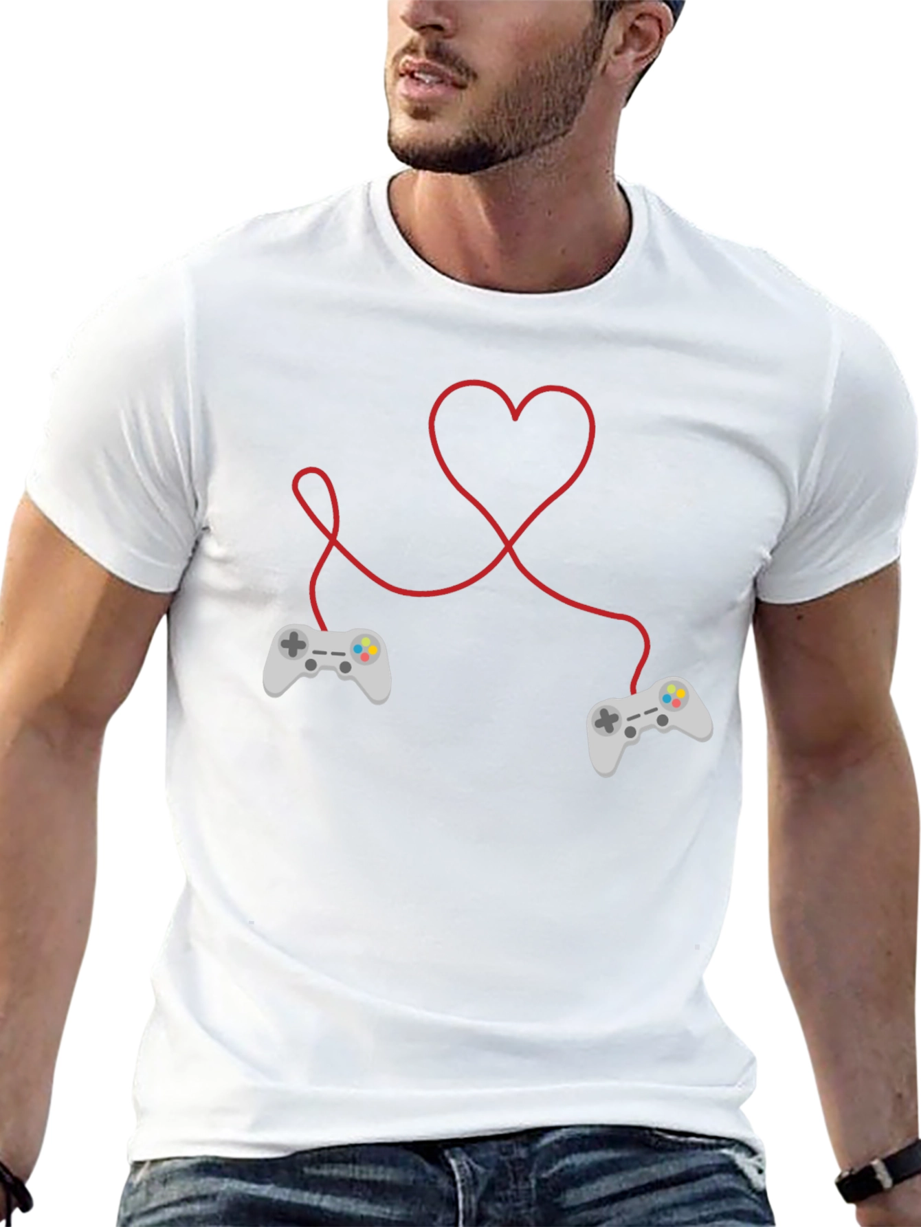 Gamer Love Black T-Shirt