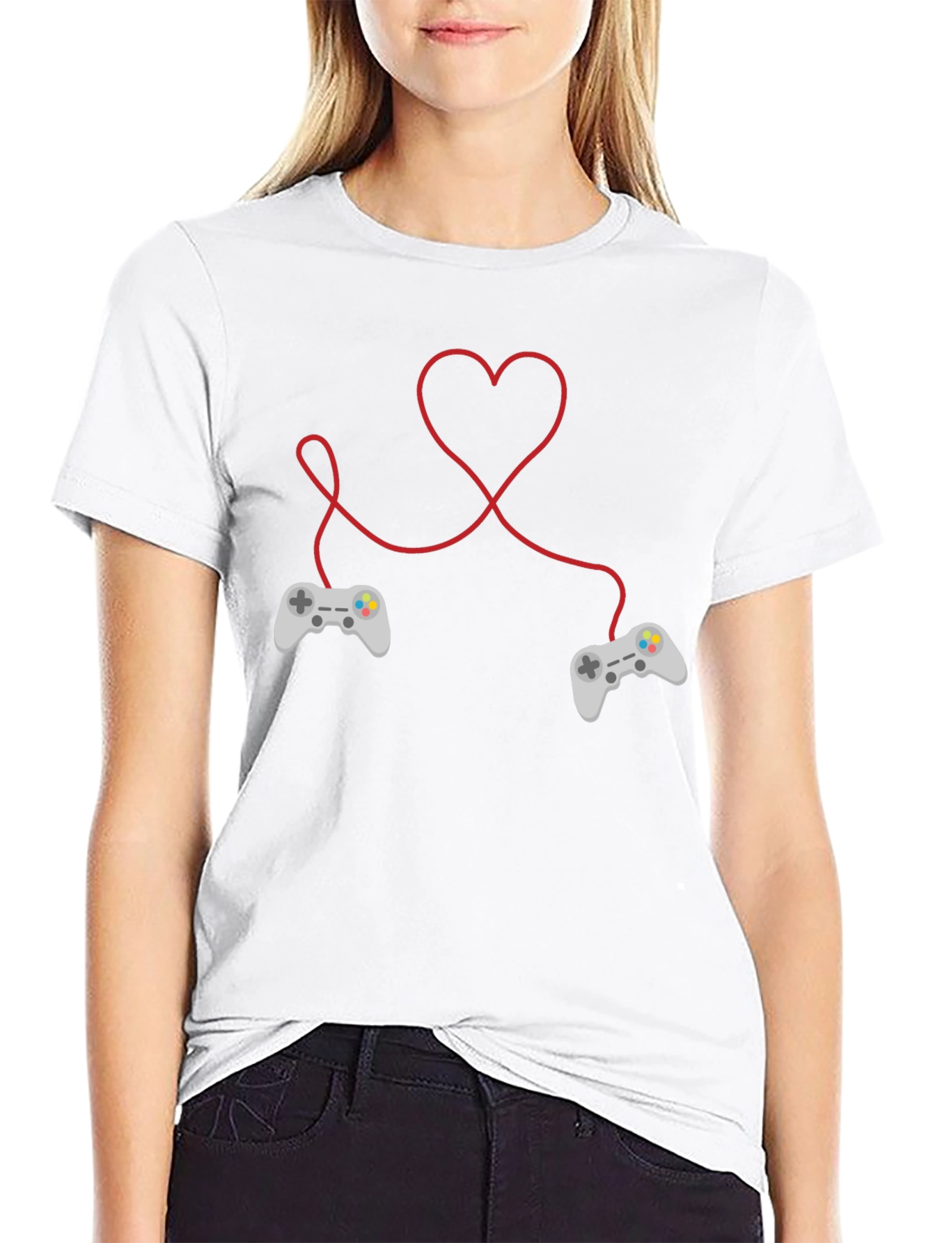 Gamer Love Black T-Shirt
