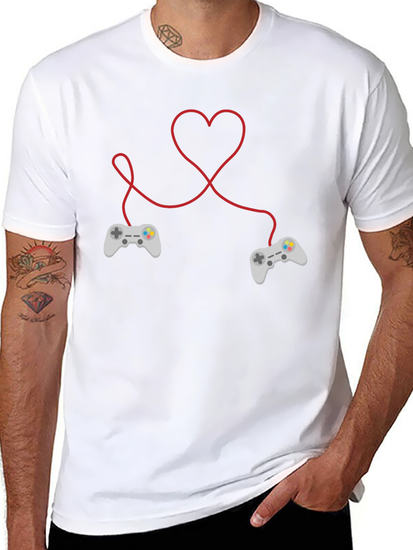 Gamer Love Black T-Shirt