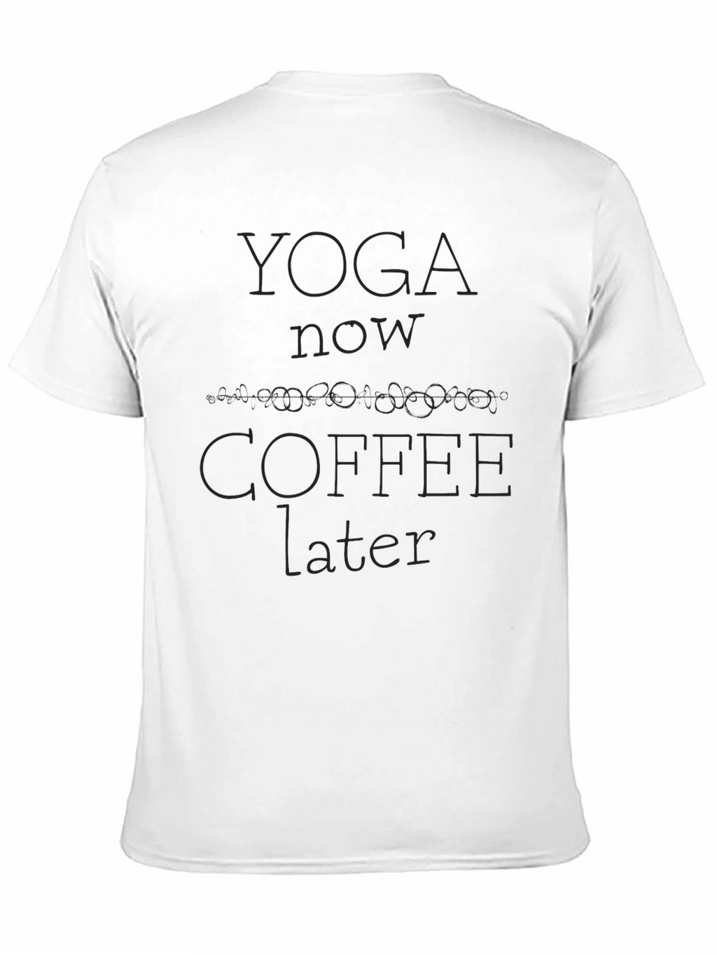 Yoga Now Coffee Later Graphic Tee