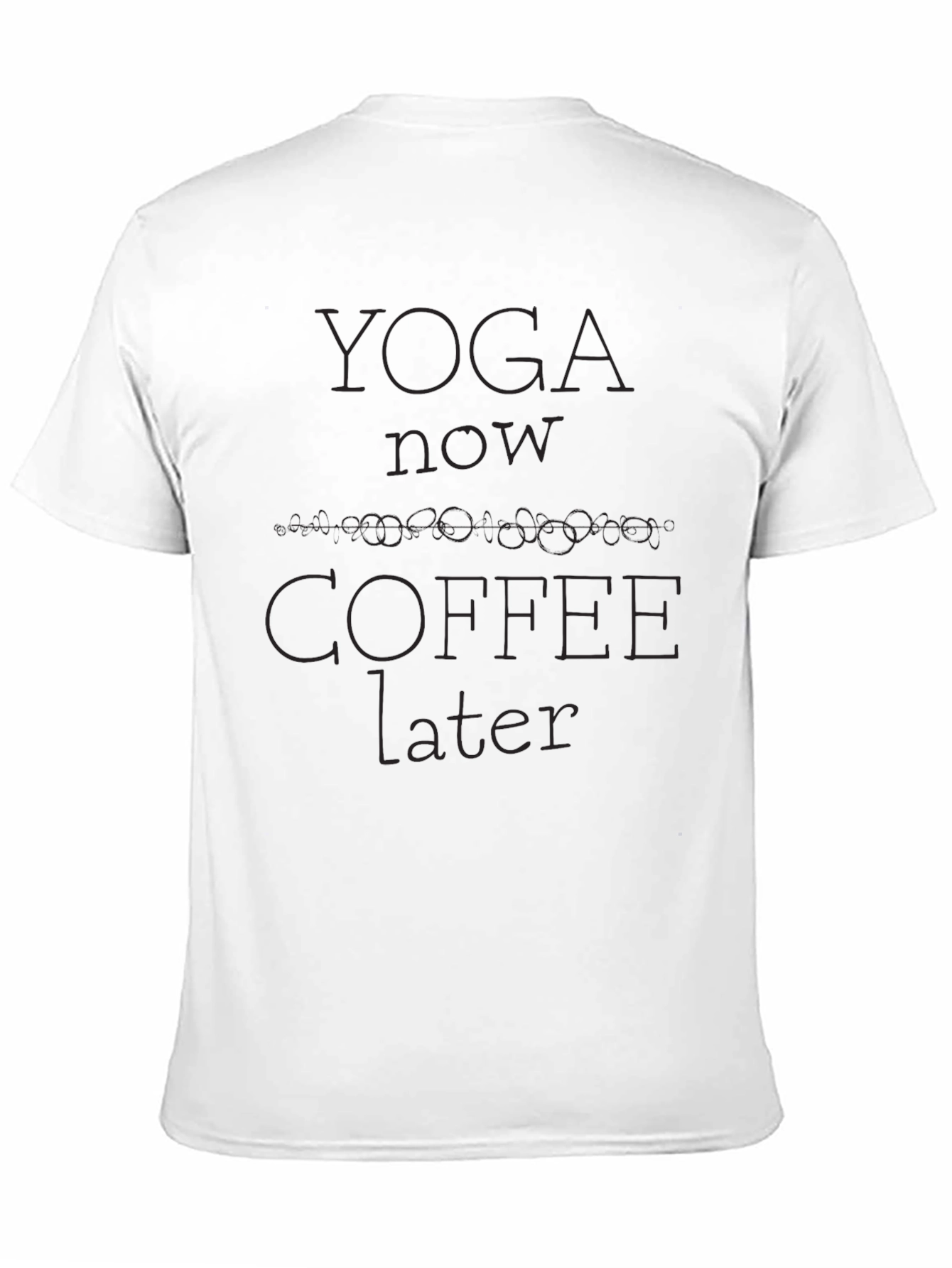 Yoga Now Coffee Later Graphic Tee