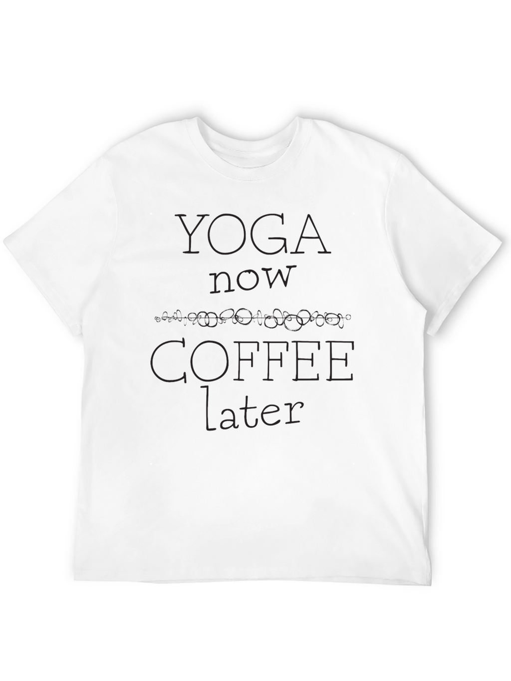 Yoga Now Coffee Later Graphic Tee