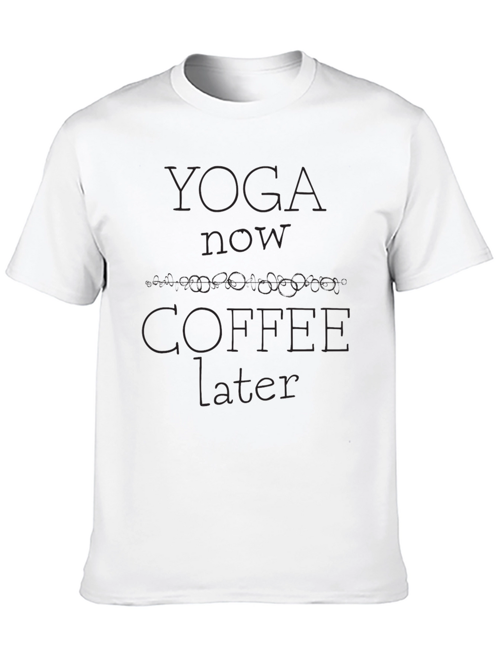 Yoga Now Coffee Later Graphic Tee