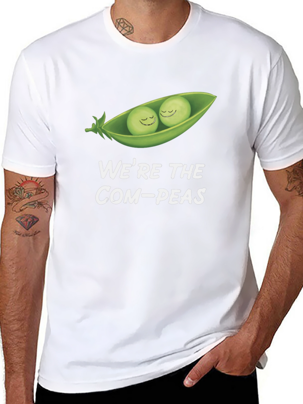 Com-Peas Funny Graphic T-Shirt