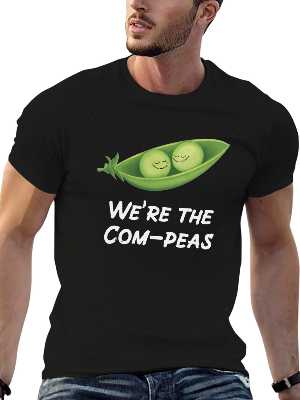Com-Peas Funny Graphic T-Shirt