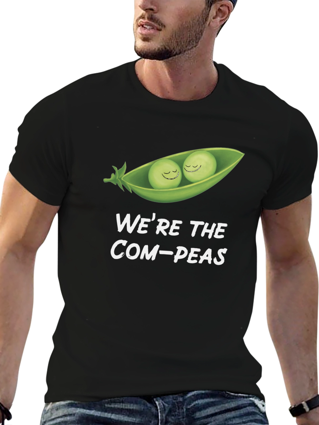 Com-Peas Funny Graphic T-Shirt